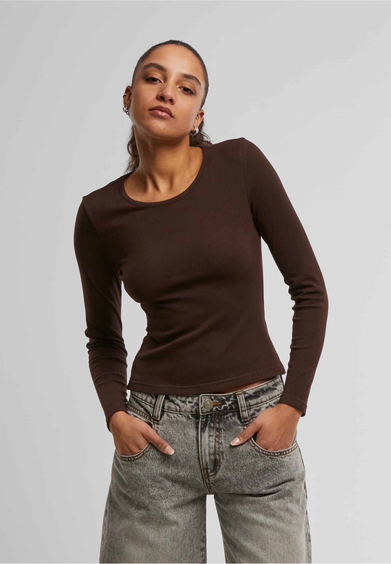 Urban Classics Ladies Heat Slim Slongsleeve