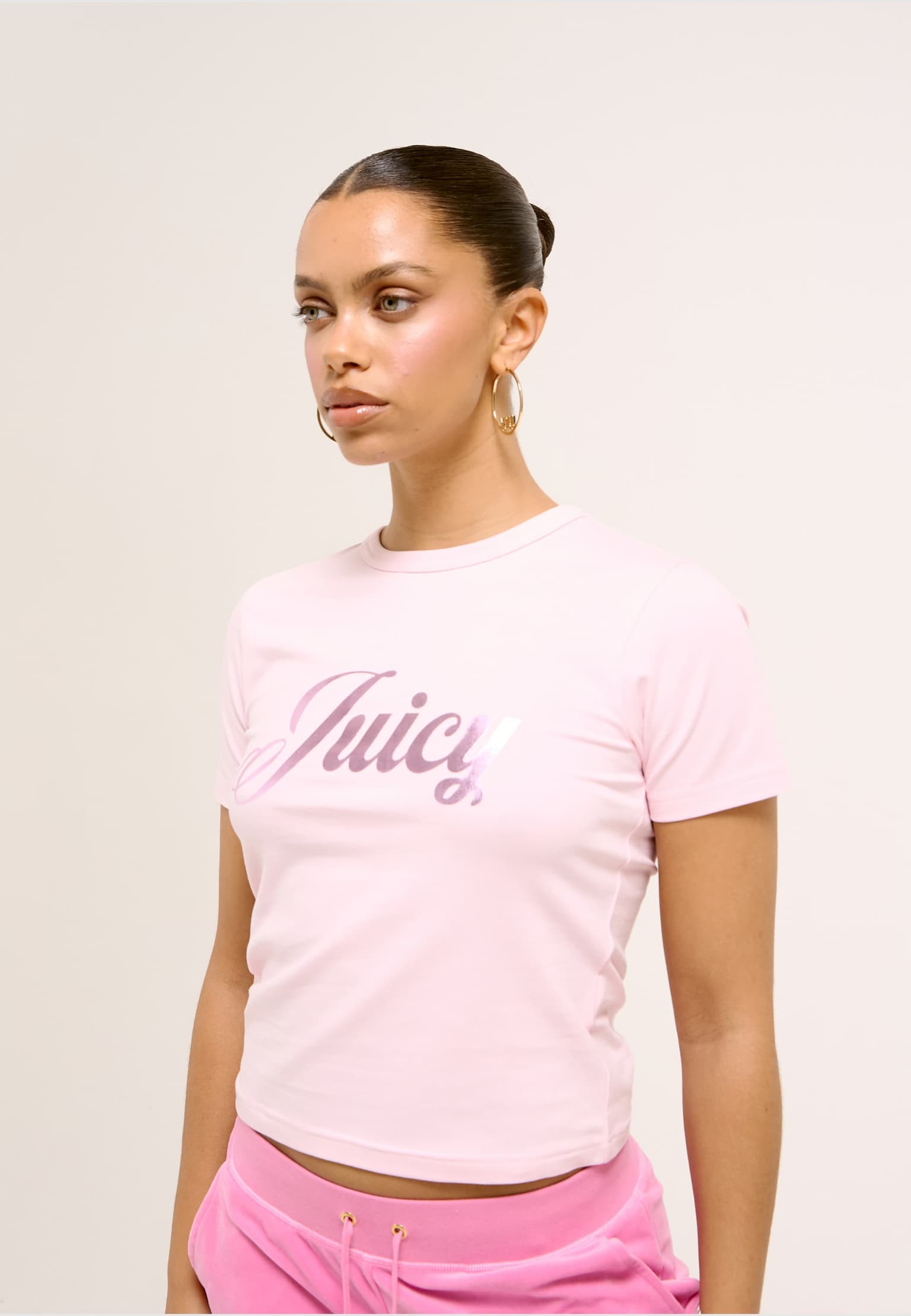 Juicy Couture FOIL JUICY FITTED TEE