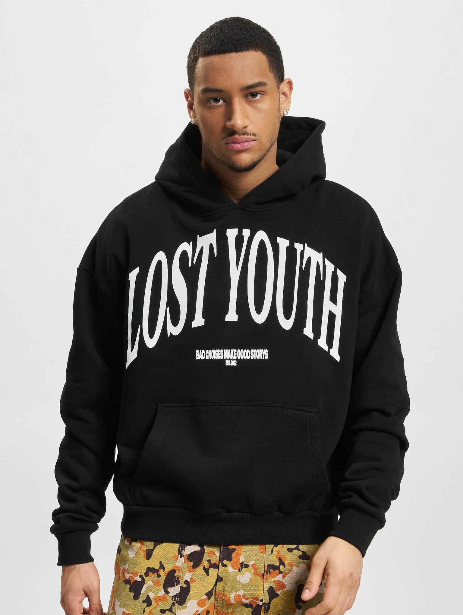 Lost Youth HOODIE CLASSIC V.1 black – Bild 3