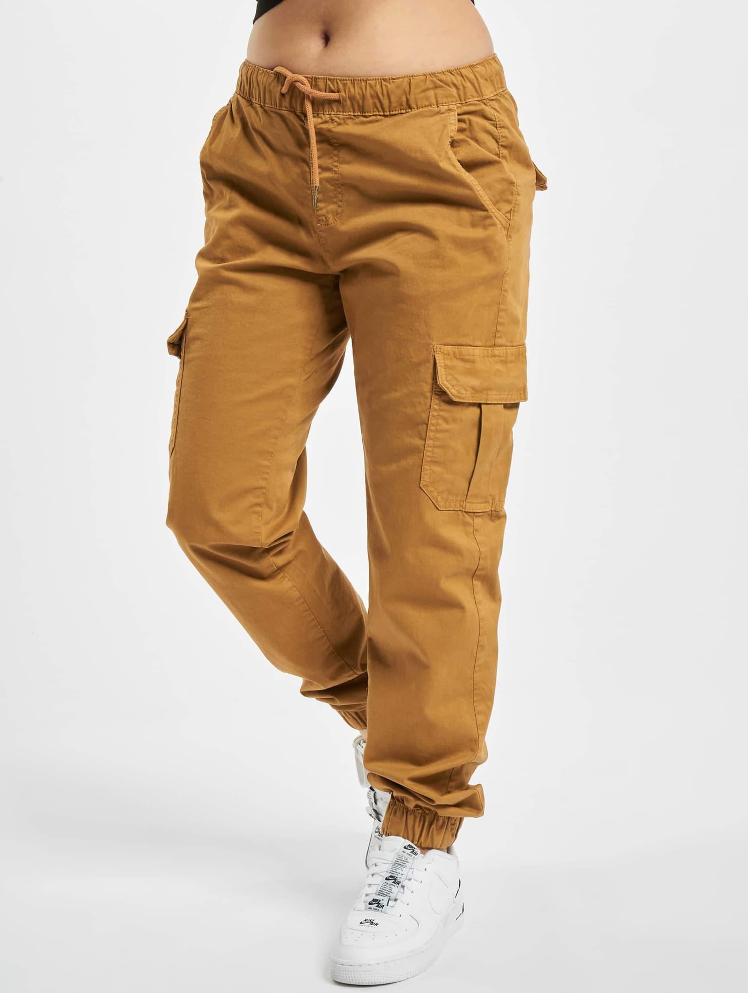 Urban Classics Ladies High Waist Cargo Jogging Pants