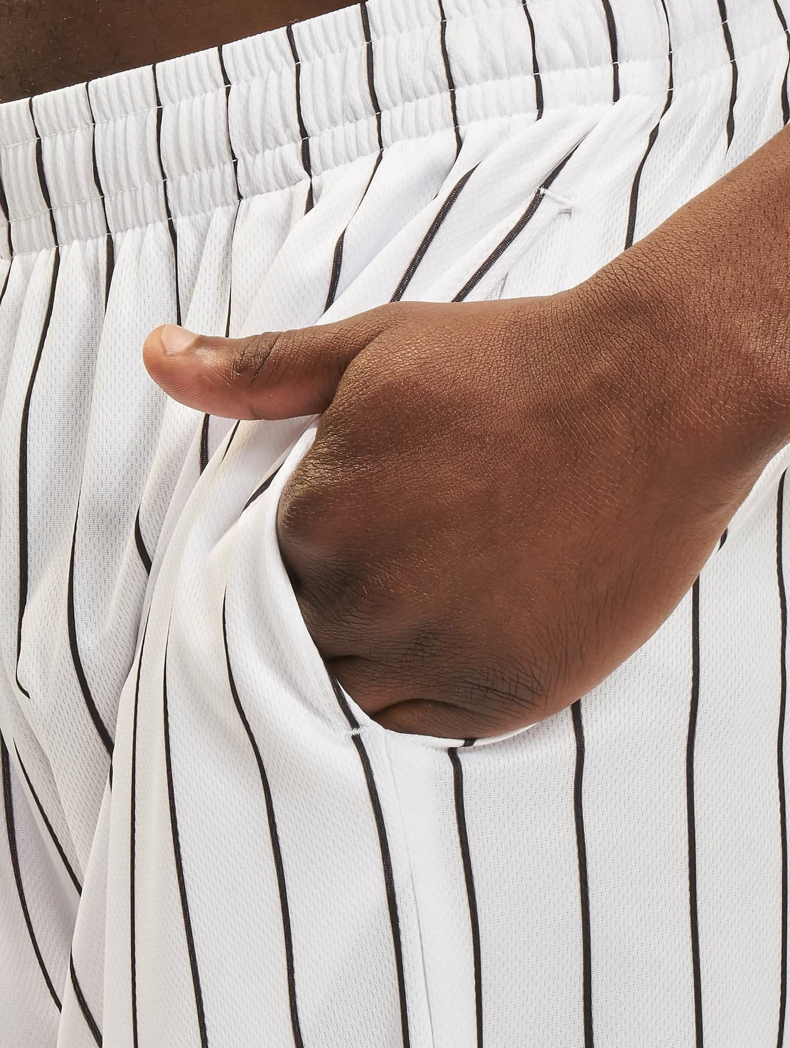 Karl Kani KM-PS011-002-02 Small Signature Pinstripe Mesh Short – Bild 4