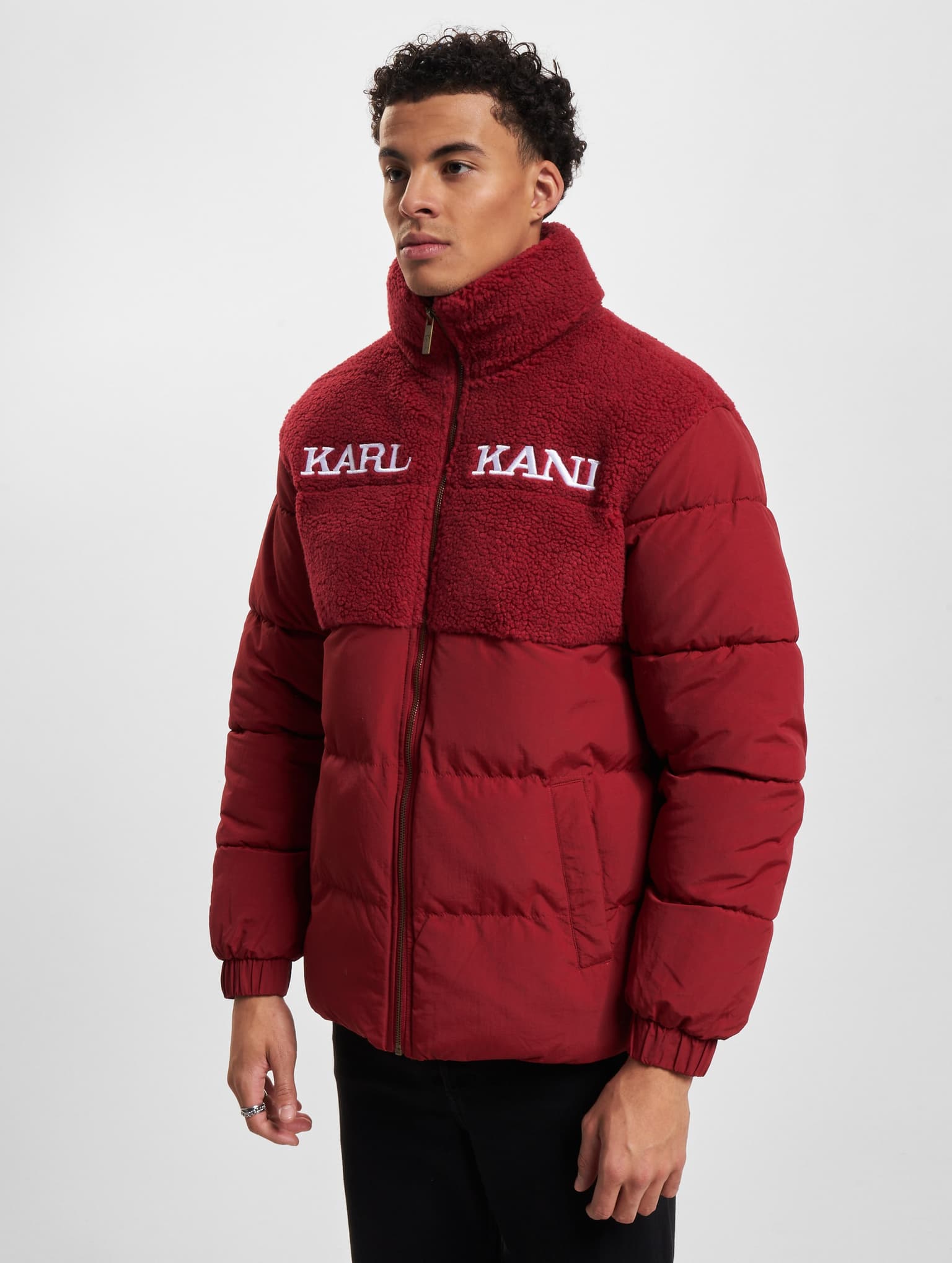 Karl Kani Retro Teddy Puffer Jacket – Bild 3
