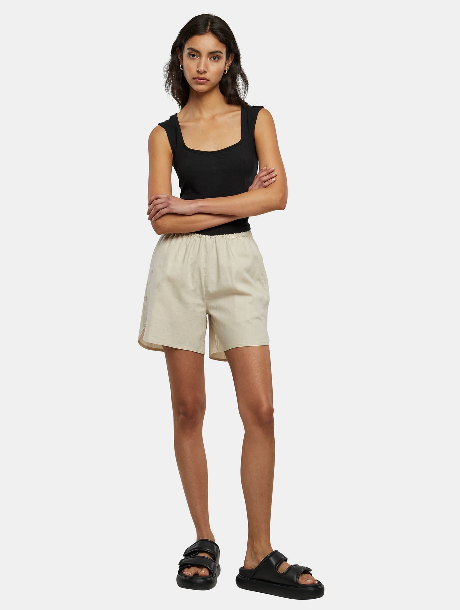 Urban Classics Ladies Short Corsage Top – Bild 4
