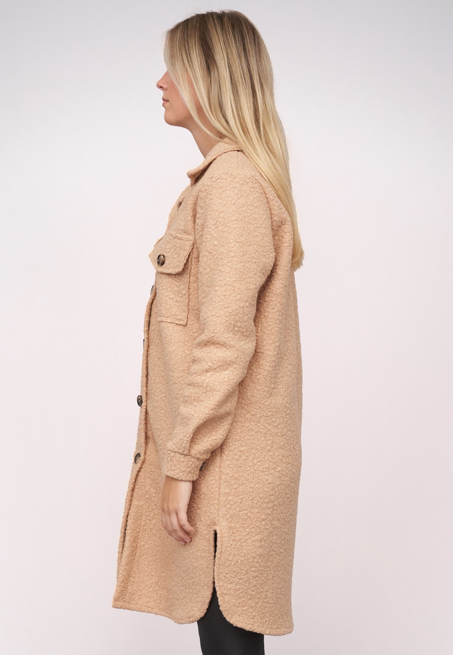 Cloud5ive Teddy Coat with buttons and chest pockets – Bild 3
