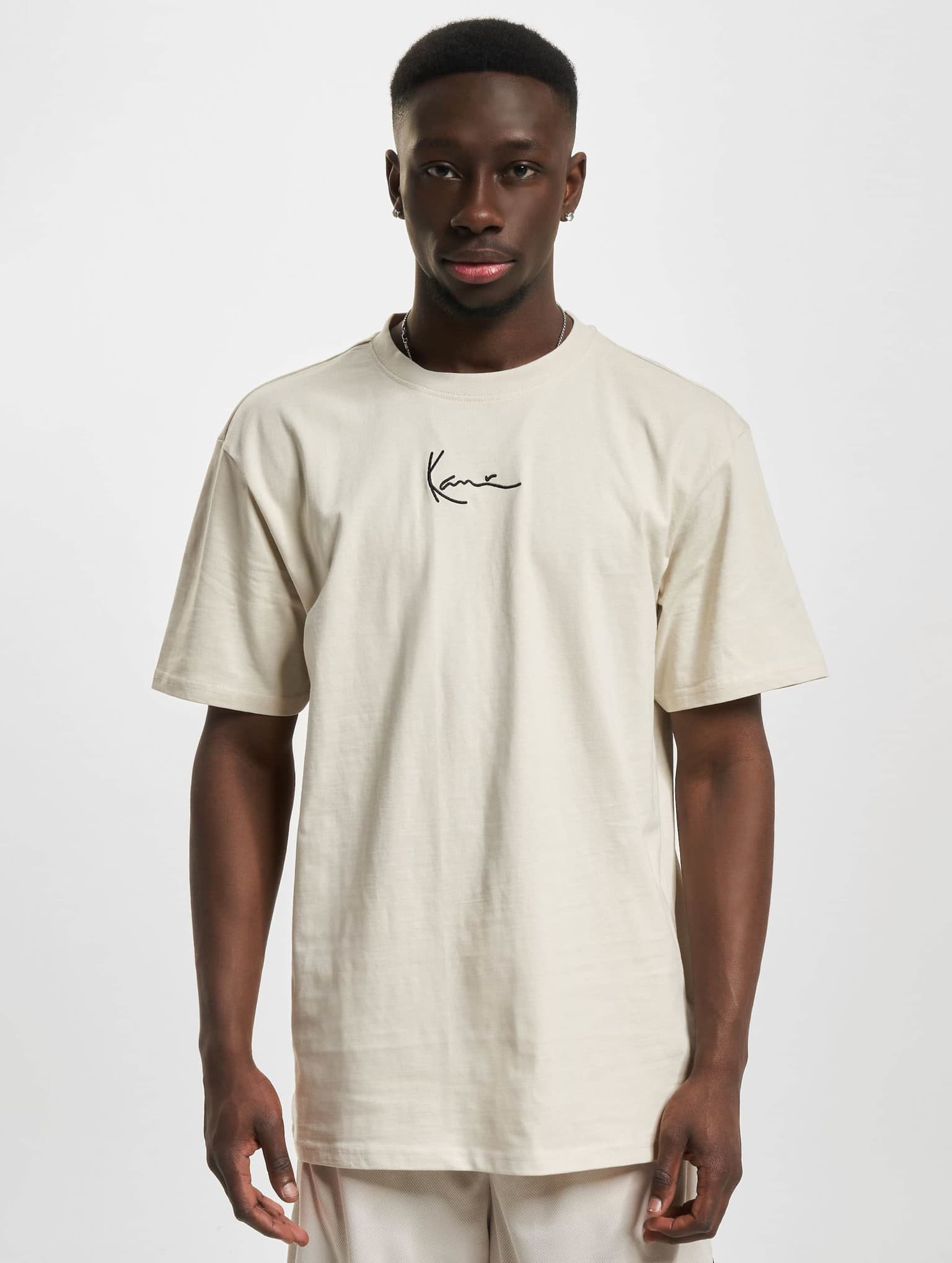 Karl Kani KM-TE011-023-18 KK Small Signature Essential Tee light sand – Bild 3