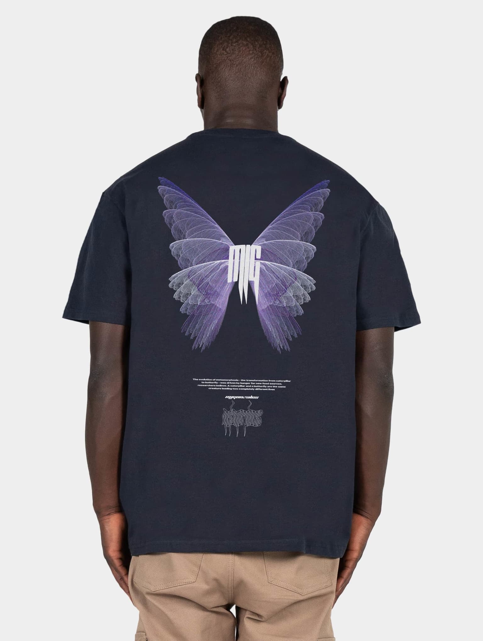 MJ Gonzales METAMORPHOSE V.2 Acid Washed Heavy Oversized Tee