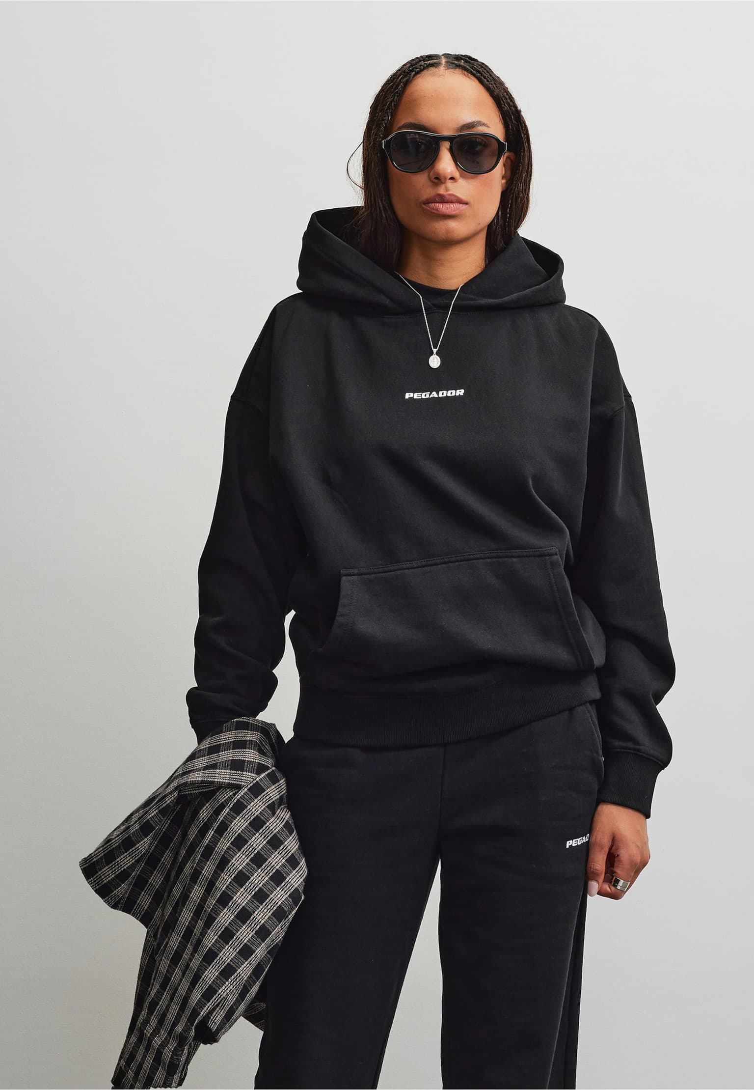 PEGADOR Clarita Logo Oversized Hoodie