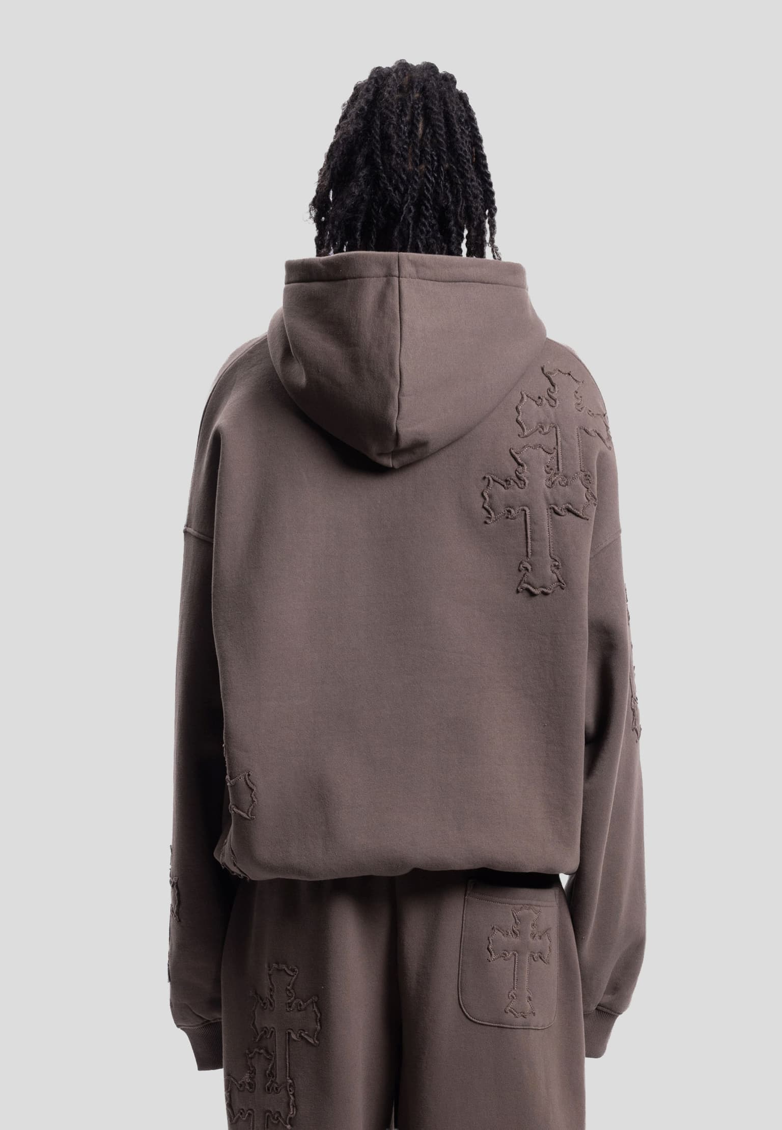 Favela Cross Patch Hoodie – Bild 2