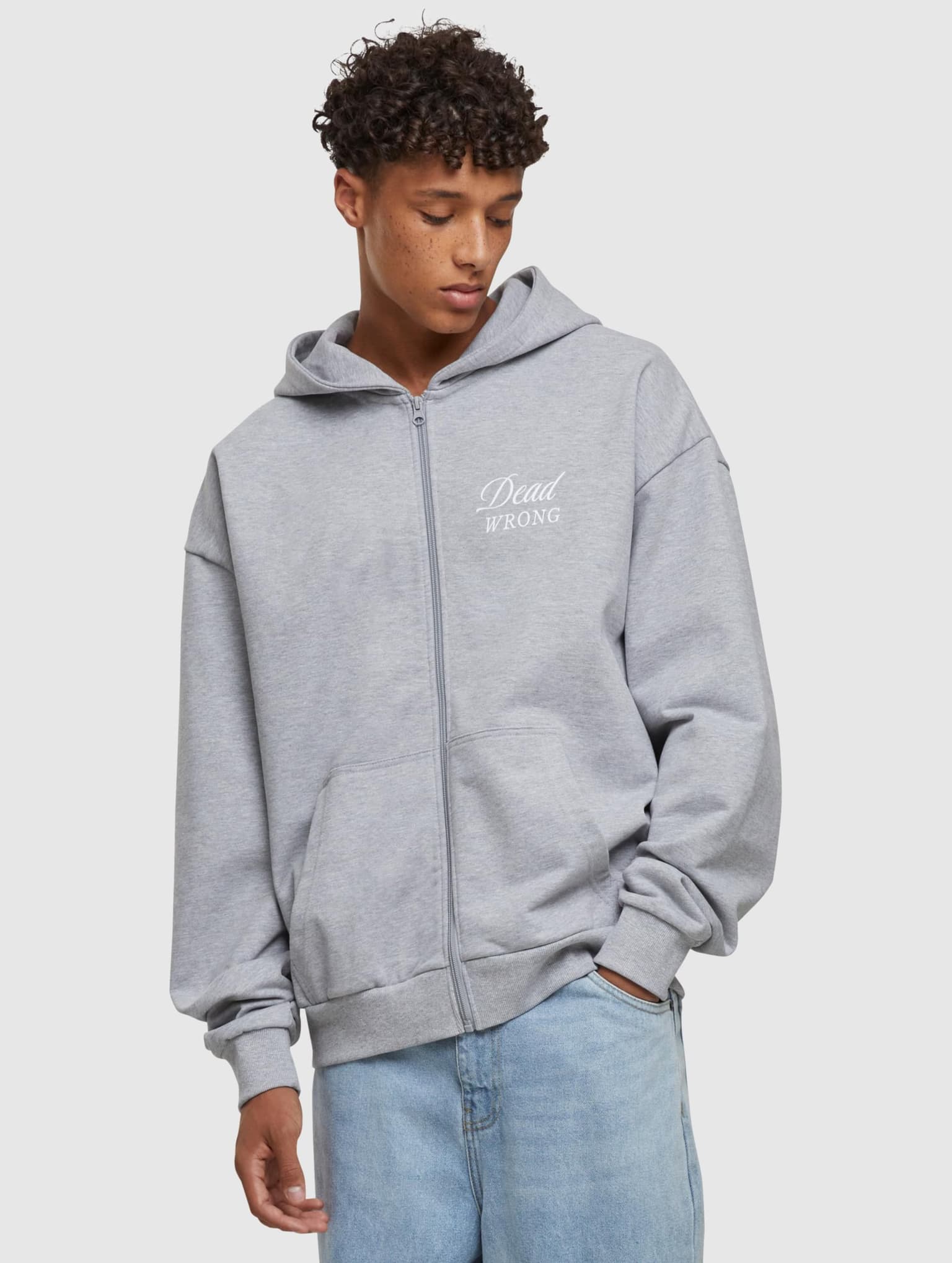 Mister Tee Upscale Dangerous Grounds Oversize Zip Hoody
