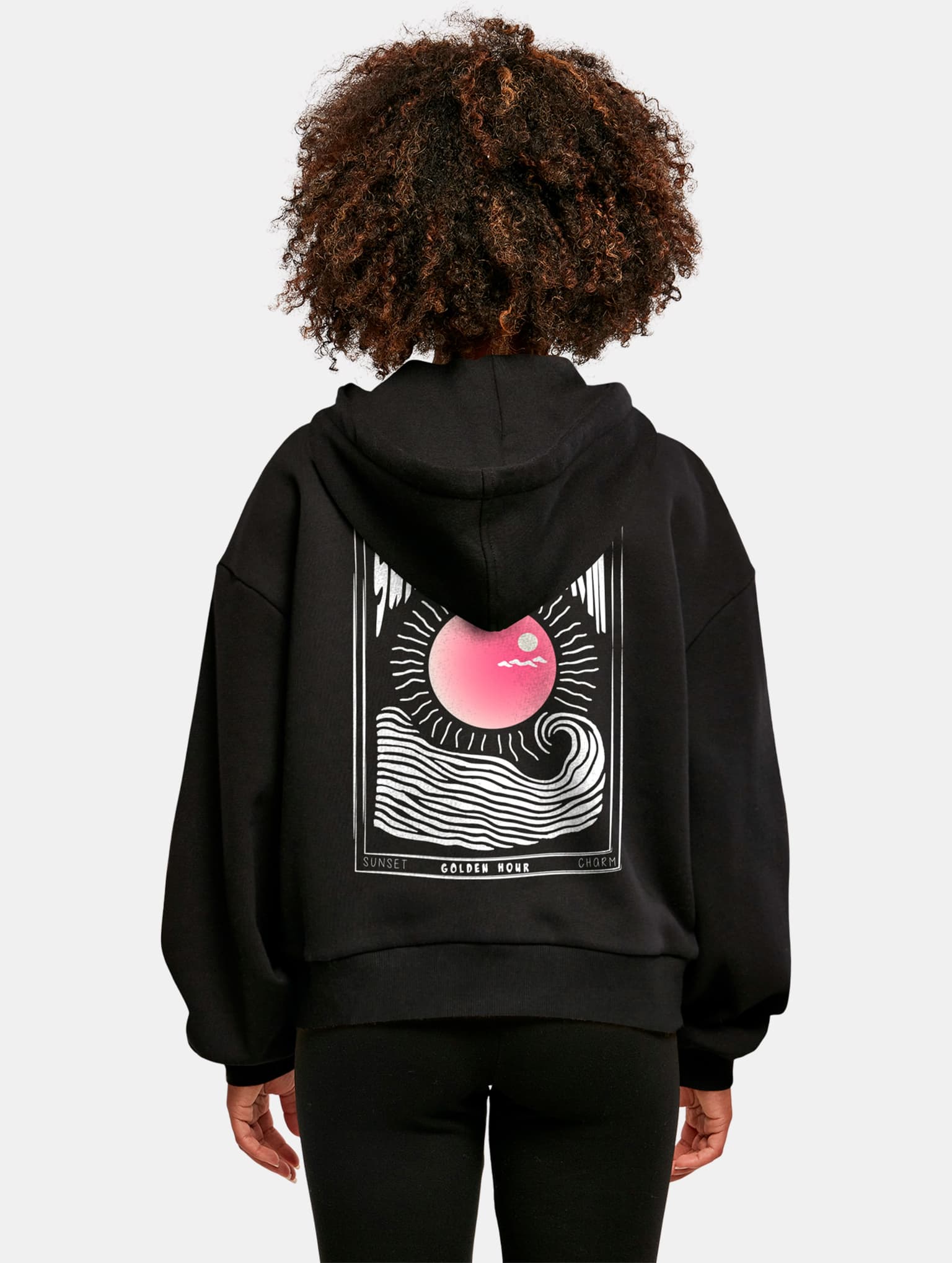 Merchcode Ladies Sunset Charm Oversized Hoody – Bild 2