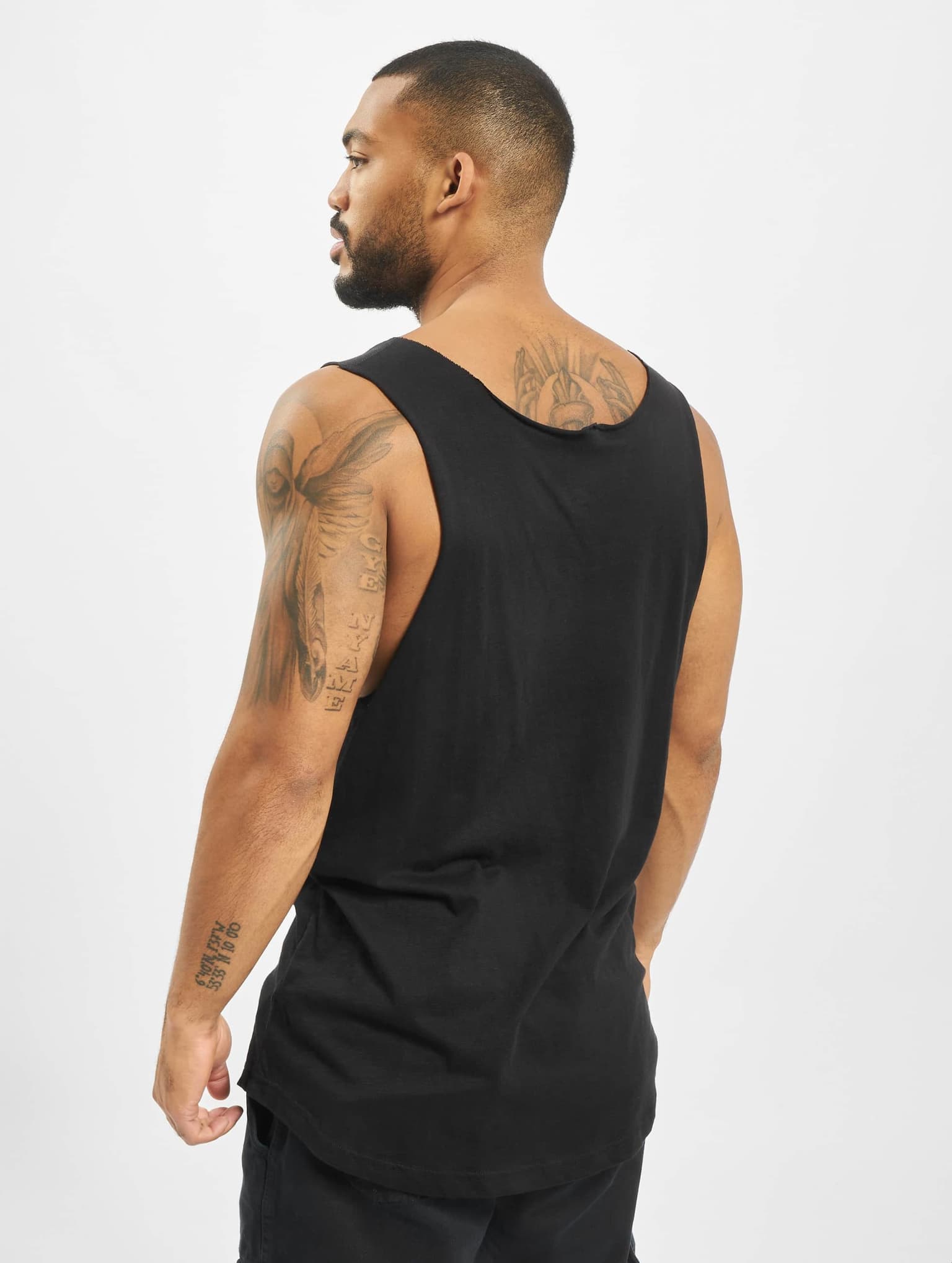 Urban Classics Long Shaped Open Edge Loose Tank – Bild 2