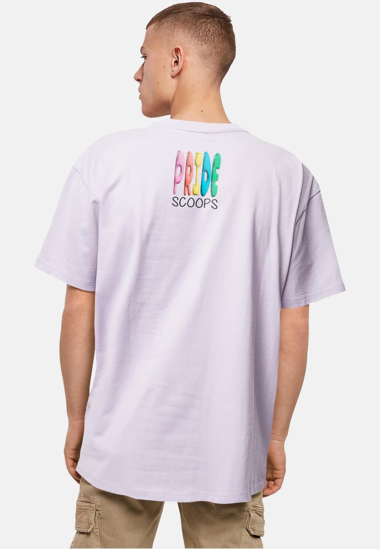 Merchcode Pride Scoops Heavy Oversized T-shirt – Bild 2