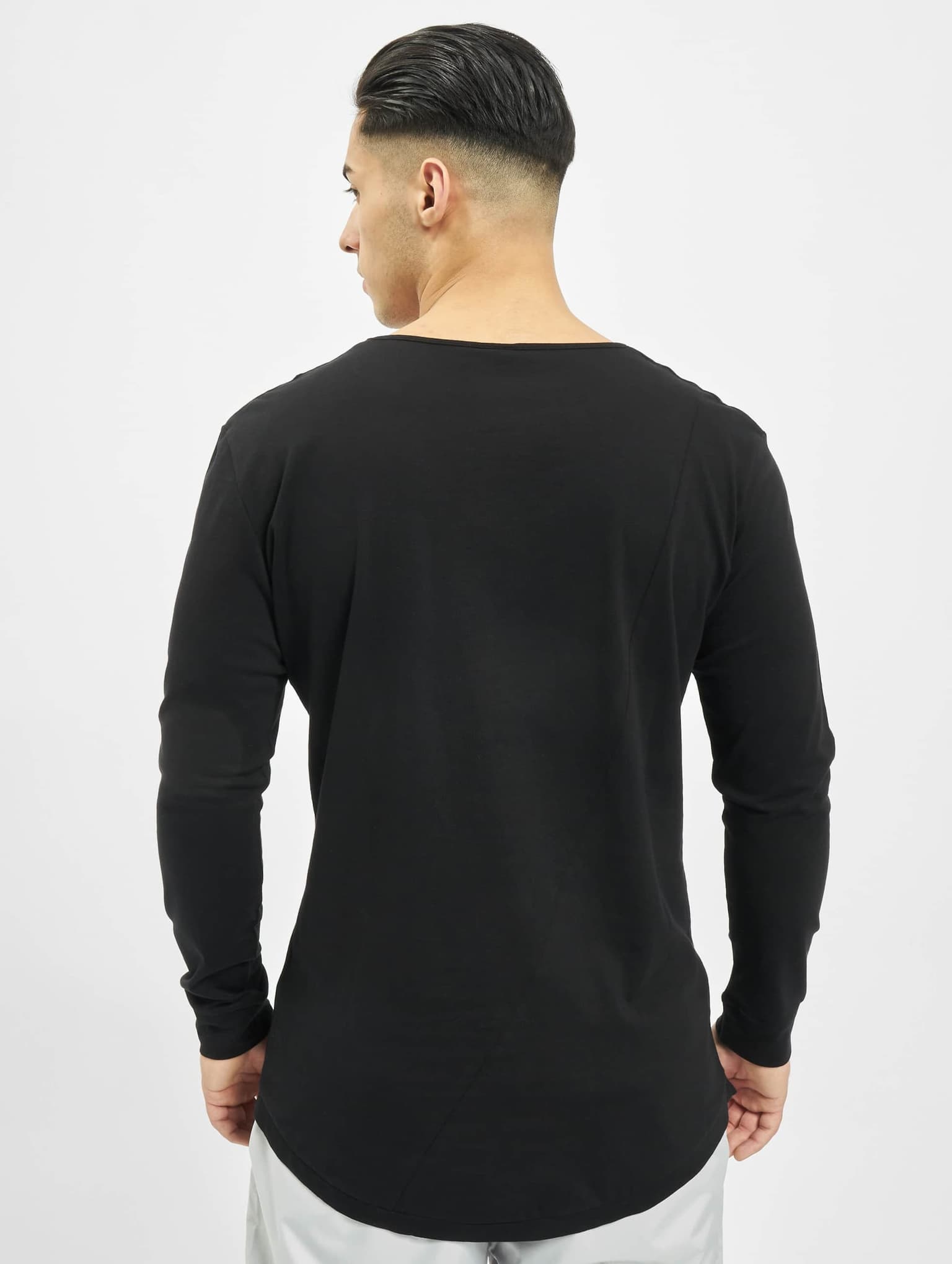 Urban Classics Long Shaped Fashion L/S Tee – Bild 2