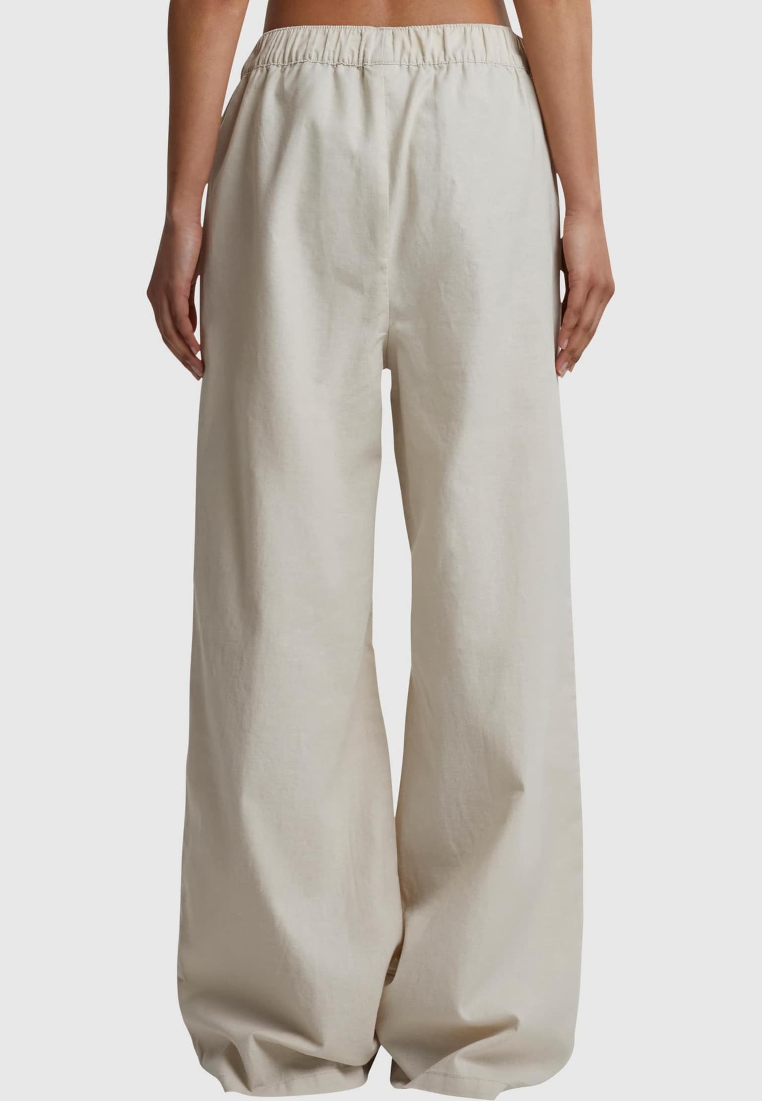 Urban Classics Ladies Linen Mixed Wide Pants – Bild 2