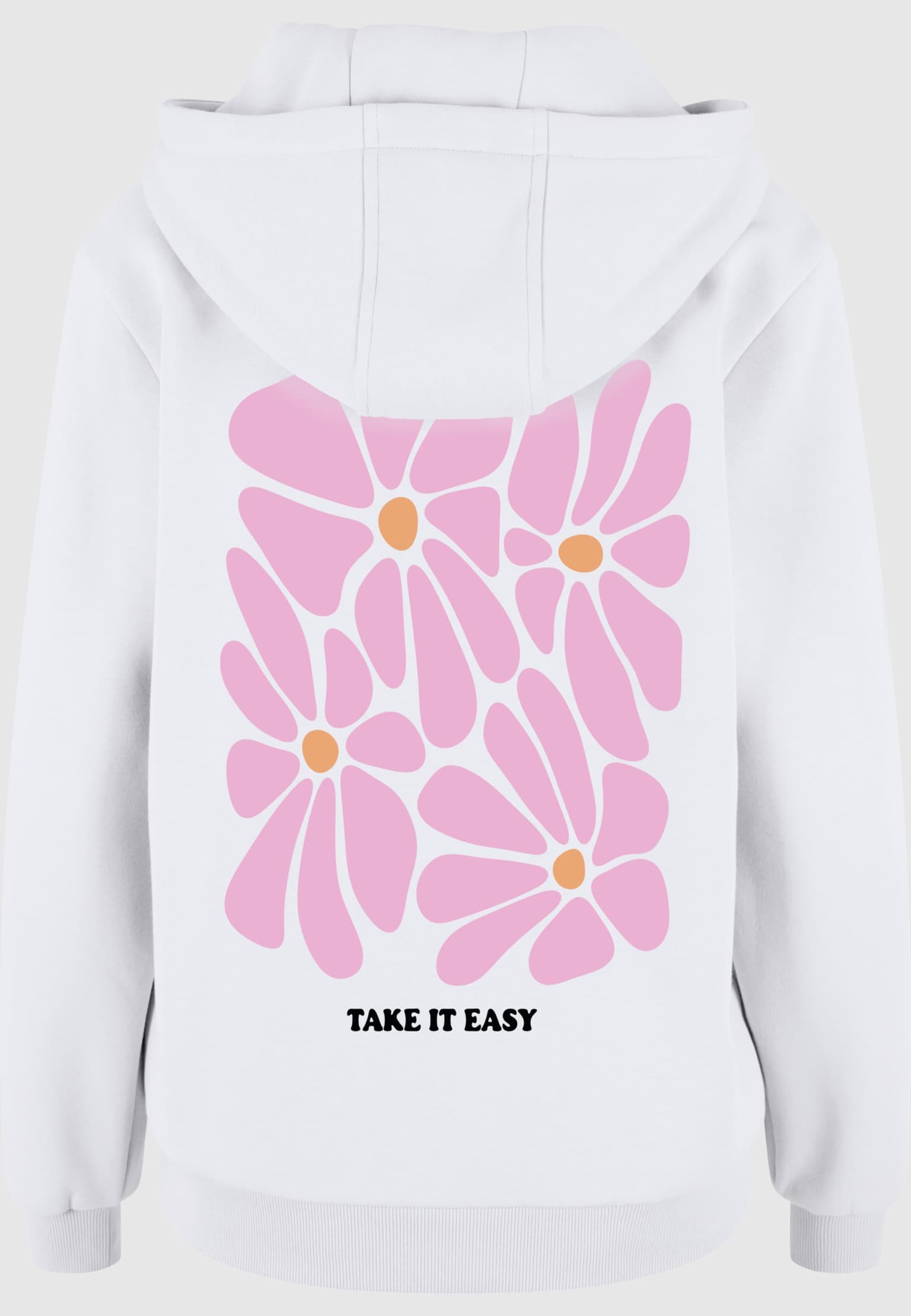 Miss Tee Take It Easy Flowers Ladies Fluffy Hoody – Bild 4