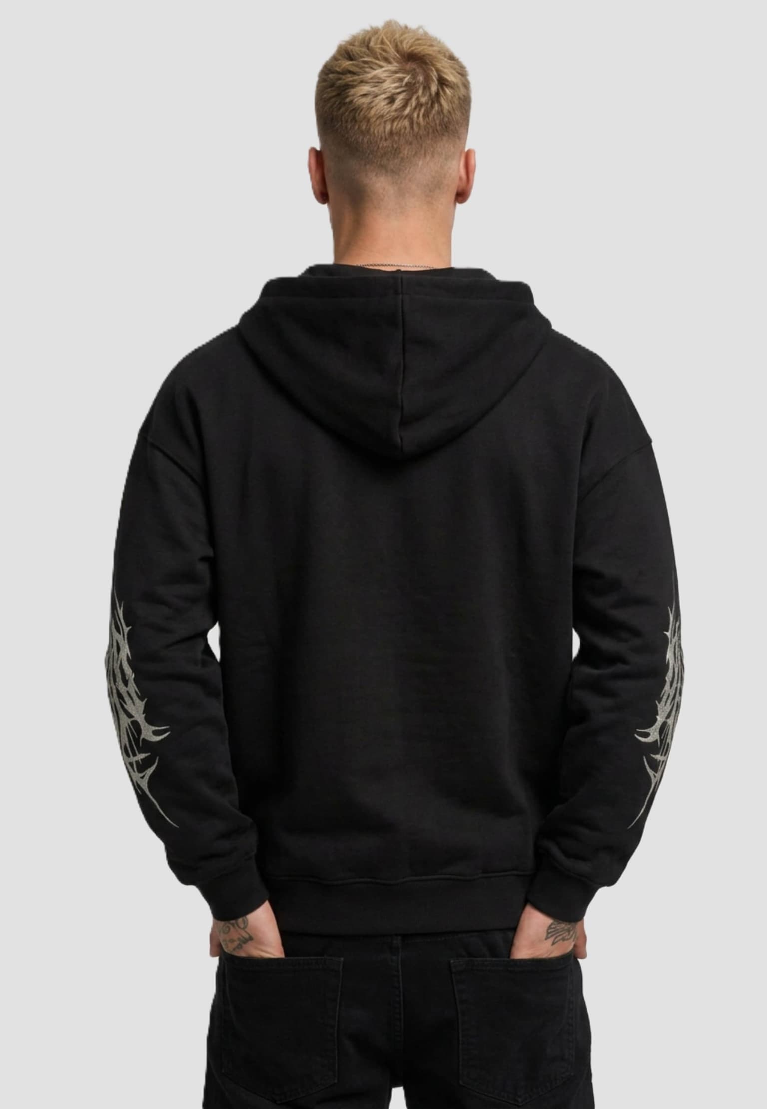 Favela Cyber Silver Embroidery Frontzip – Bild 2
