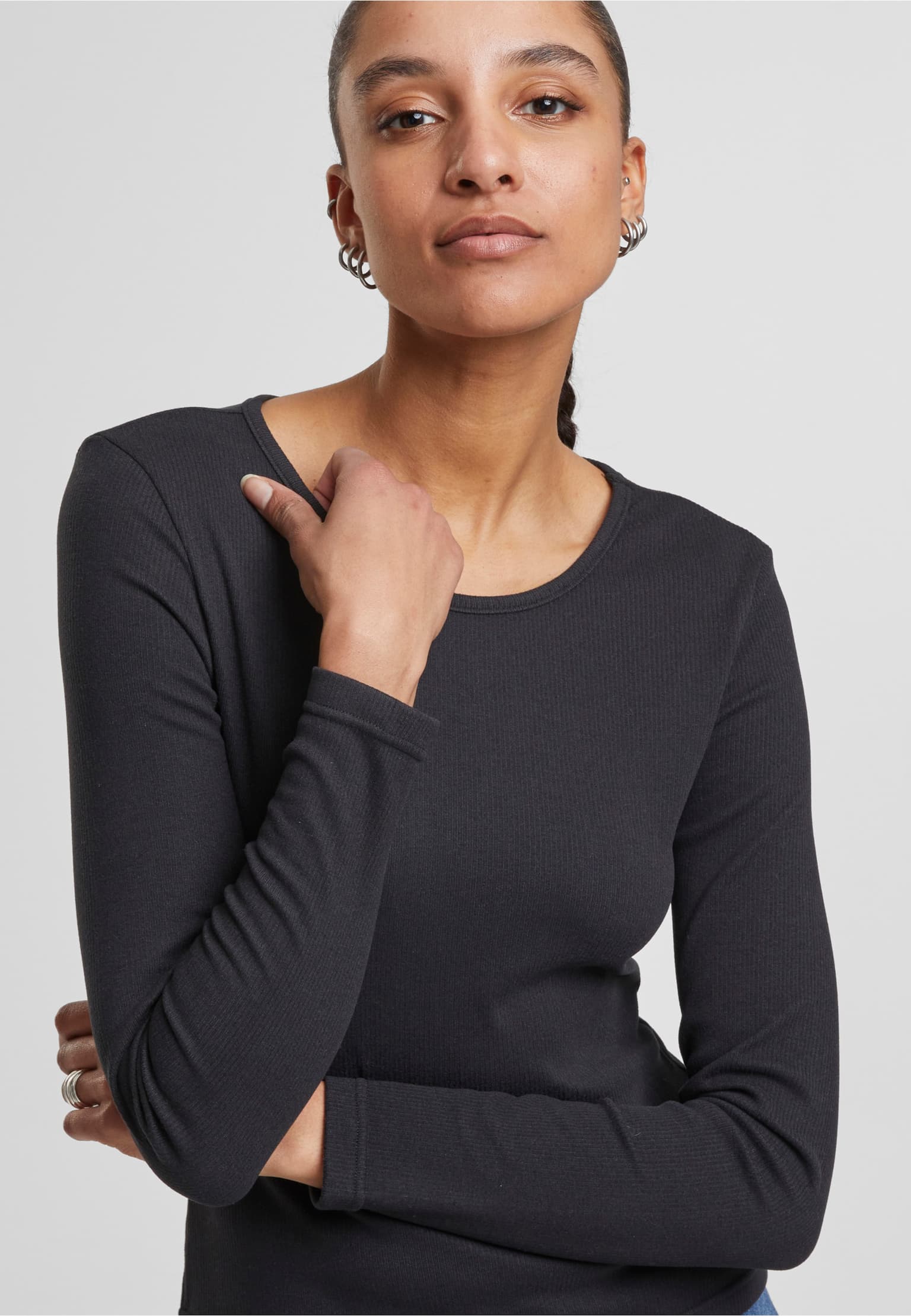 Urban Classics Ladies Heat Slim Slongsleeve – Bild 3