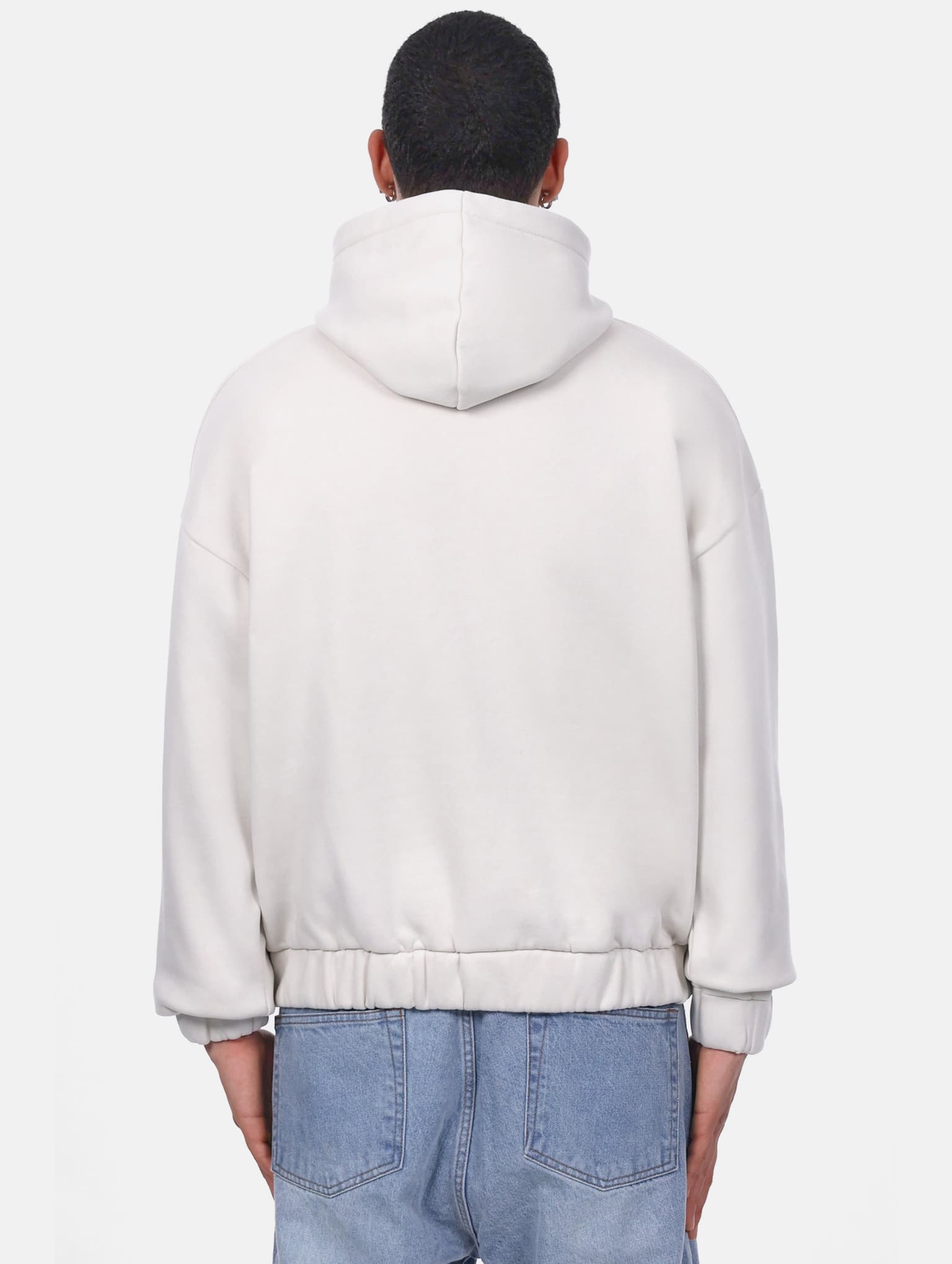 Dropsize HEAVY OVERSIZE EMBO ZIPPER HOODIE – Bild 2