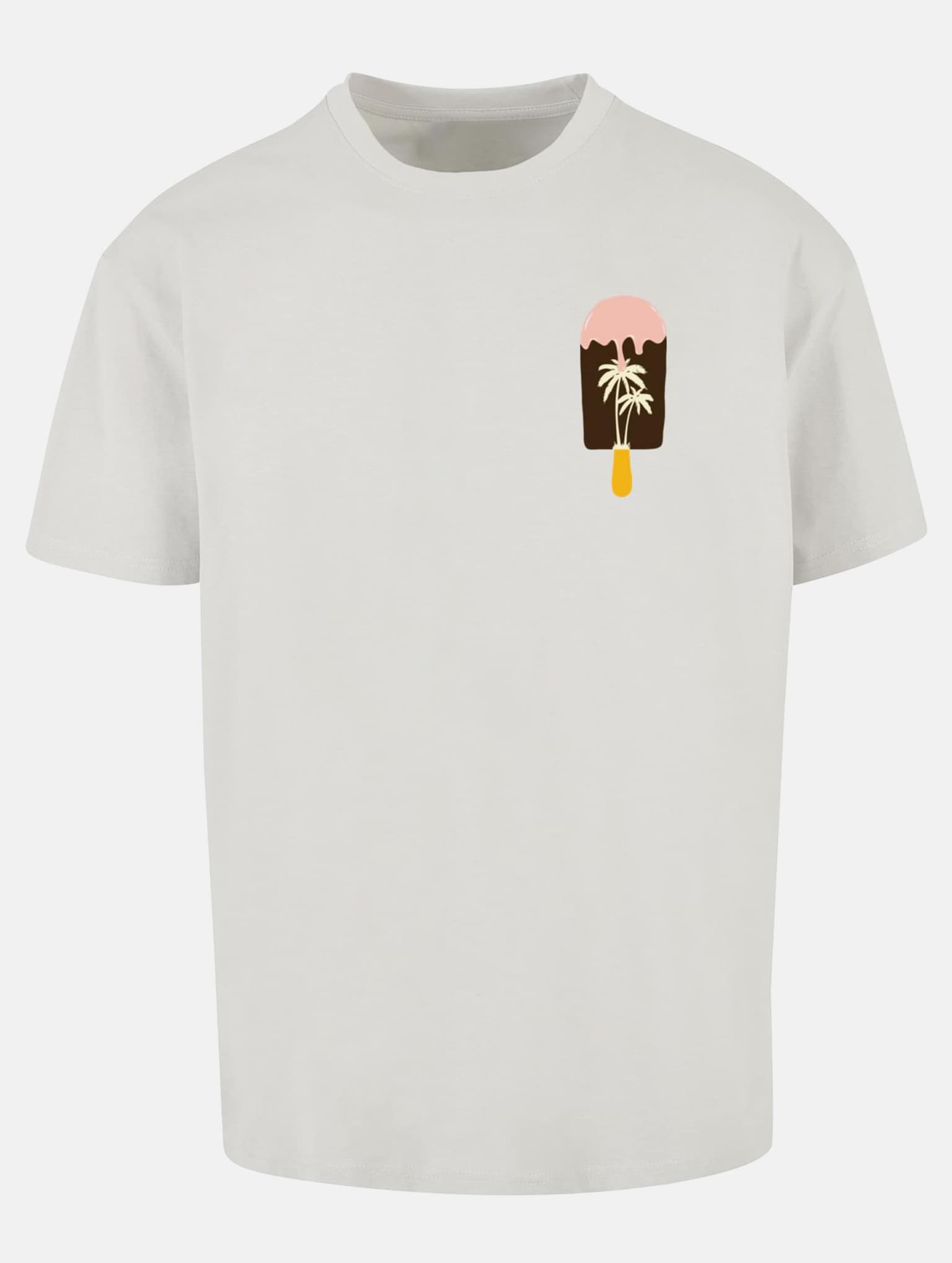 Merchcode POD Summer - Icecream Heavy Oversize Tee – Bild 3