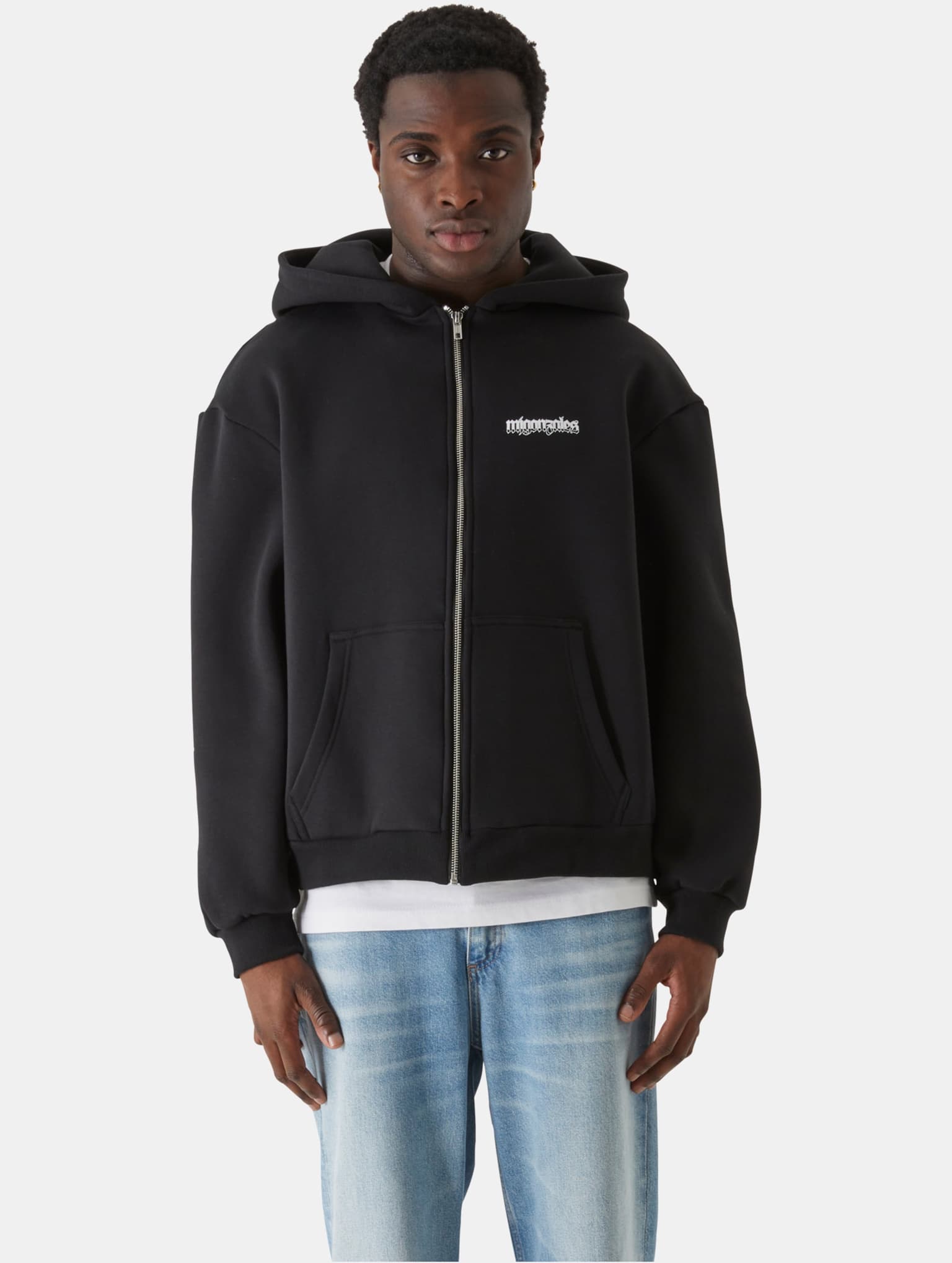 MJ Gonzales MJG Heavy Oversized Zip Hoody - Burning Wings