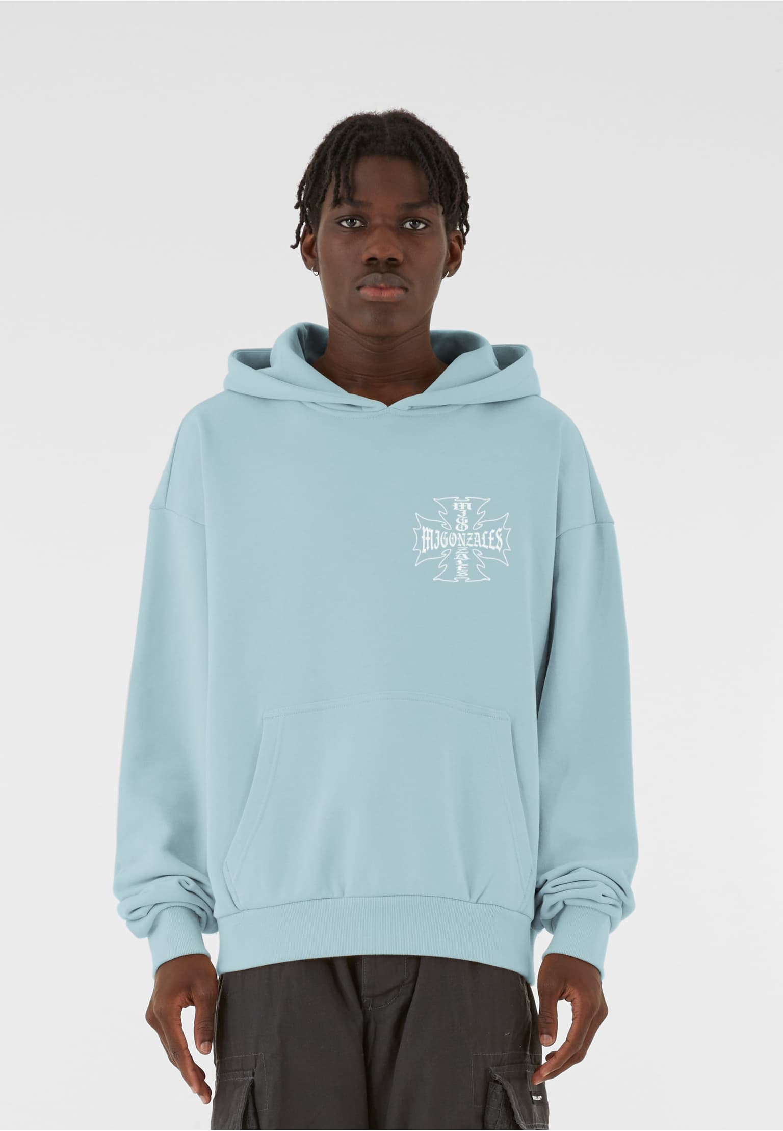 MJ Gonzales MJG Heavy Oversized Hoody - Iron Cross – Bild 2
