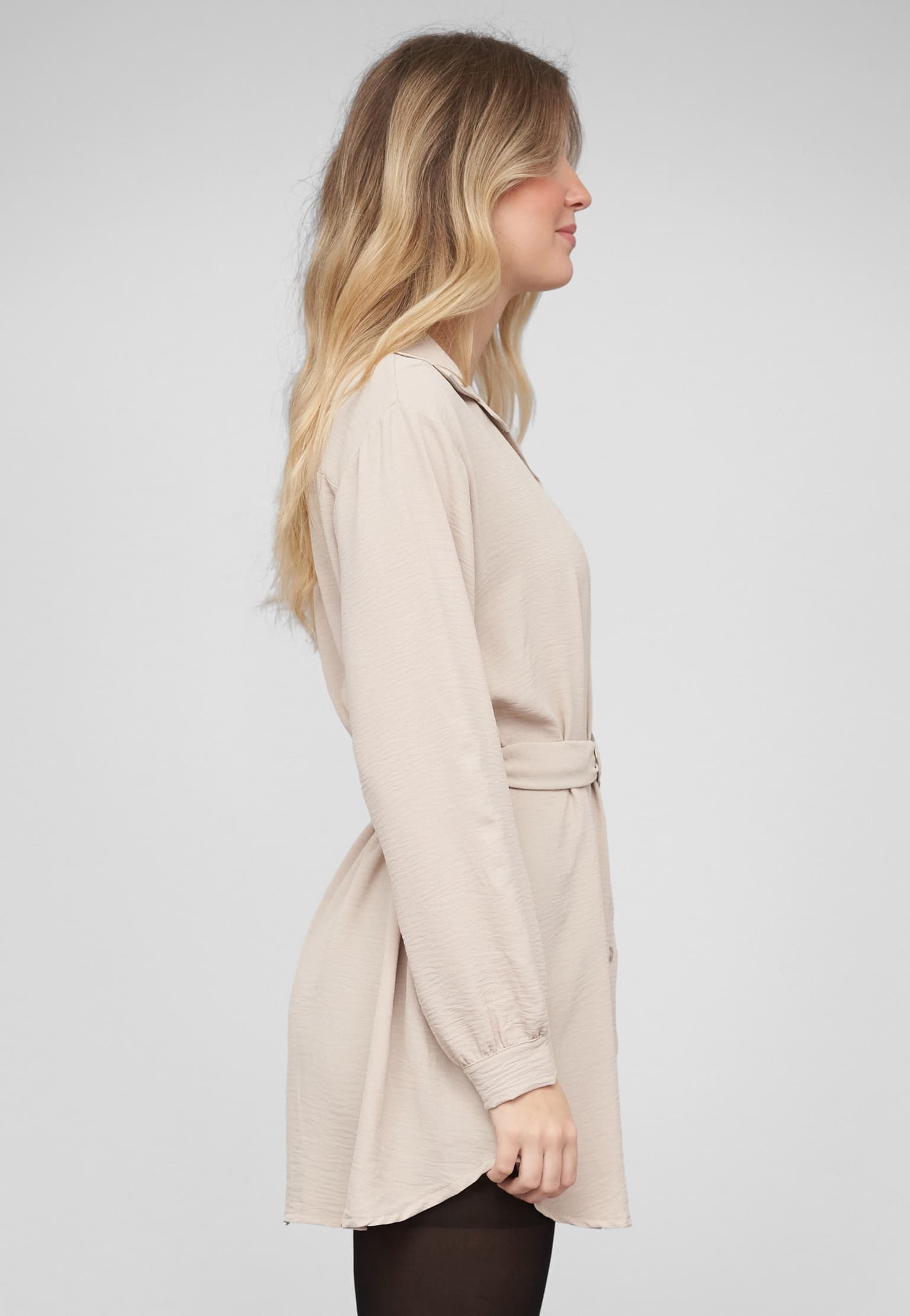 Cloud5ive Longsleeve Dress with tie-belt – Bild 4