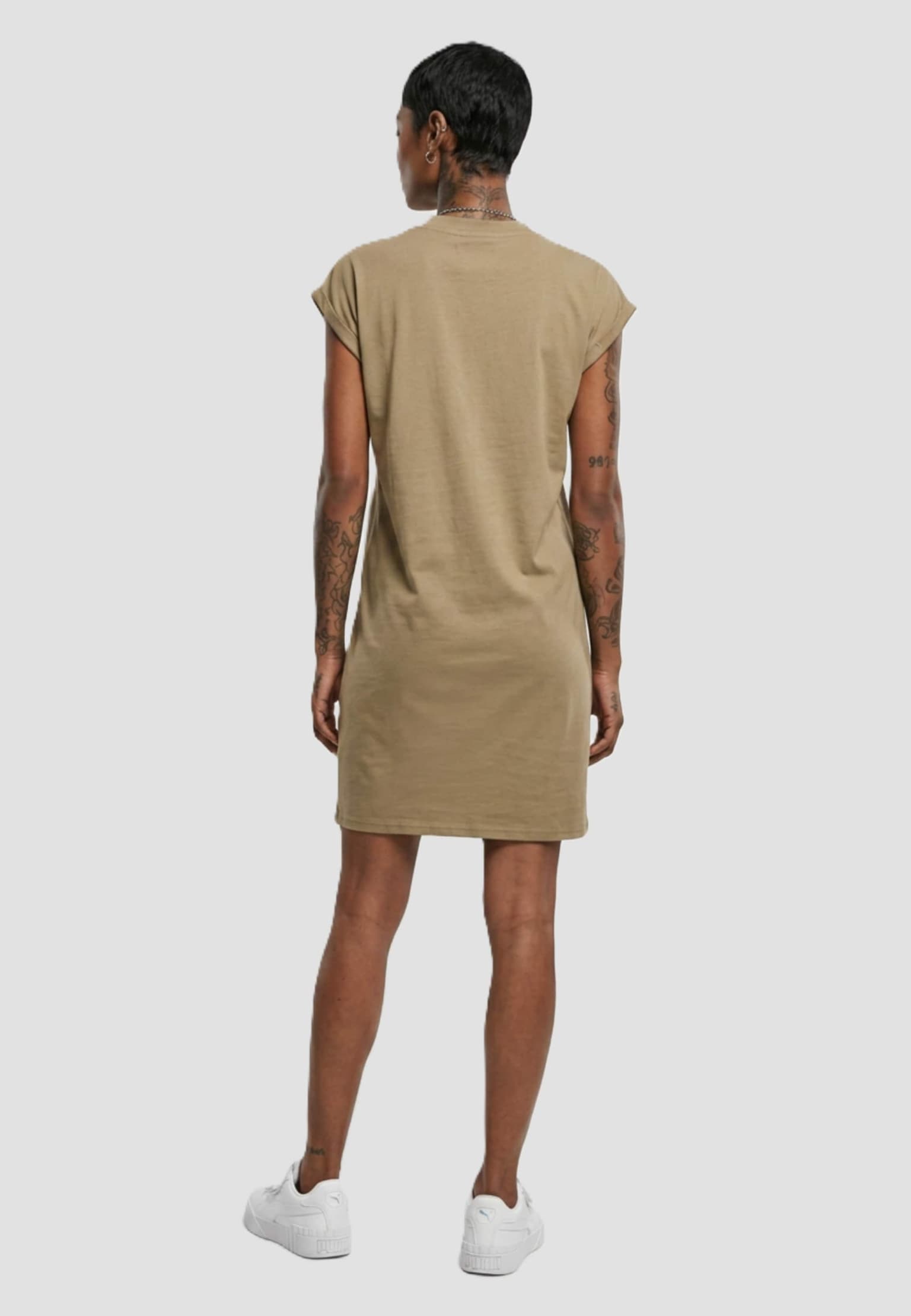 Urban Classics Ladies Turtle Extended Shoulder Dress – Bild 2