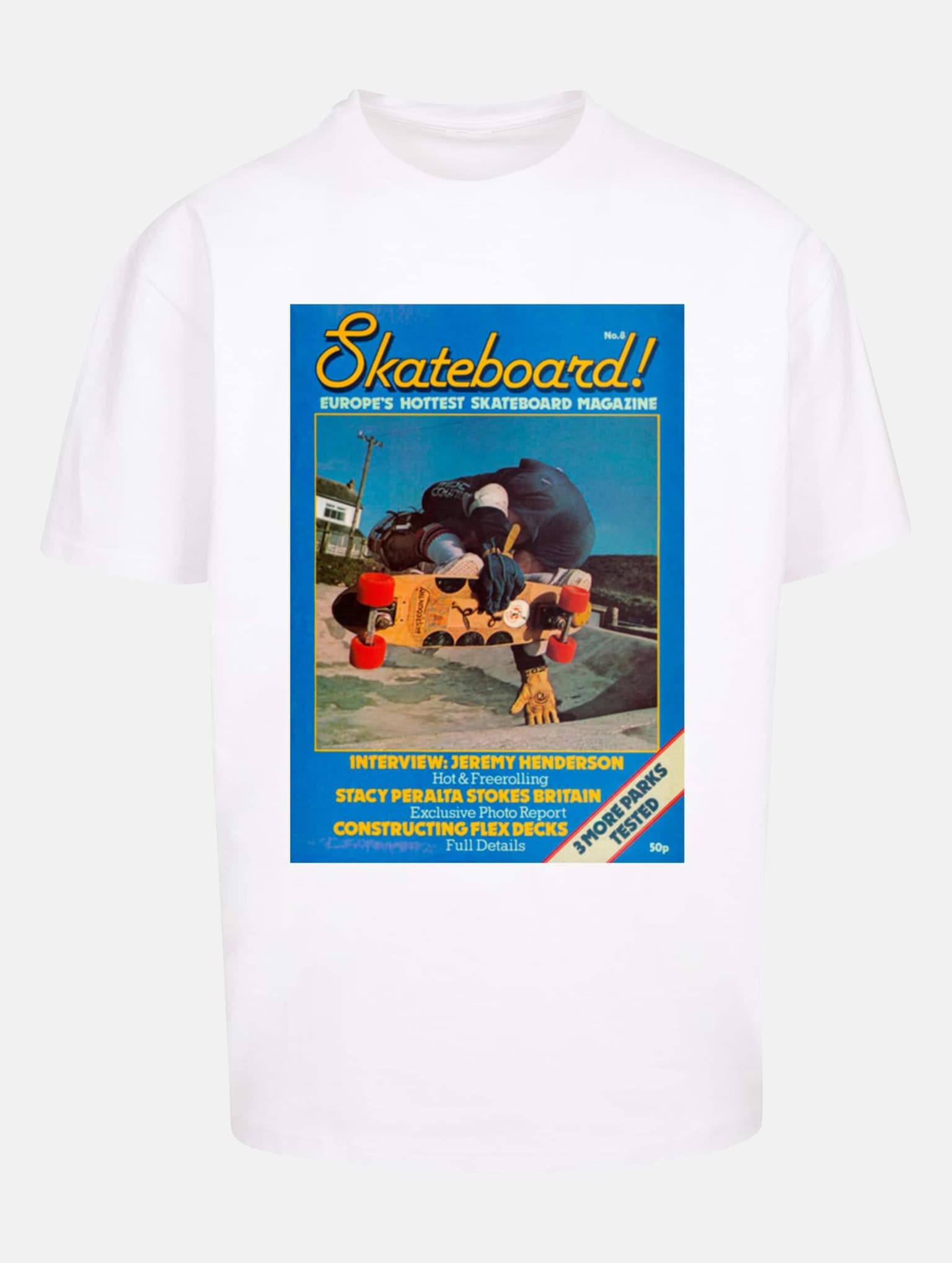 Merchcode The Skateboard Magazine Cover No 8 Oversize Tee – Bild 3
