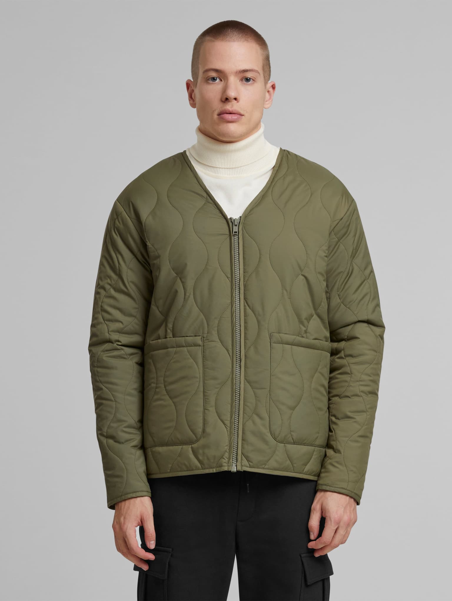 Urban Classics Padded Quilting Übergangsjacke – Bild 3