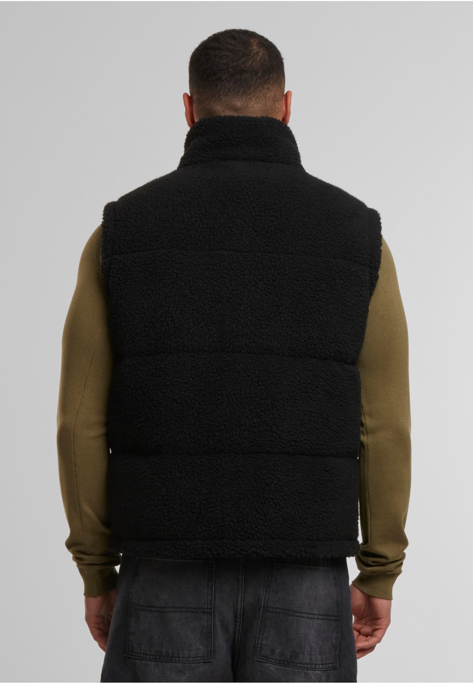 Urban Classics Basic Teddy Puffer Vest – Bild 2