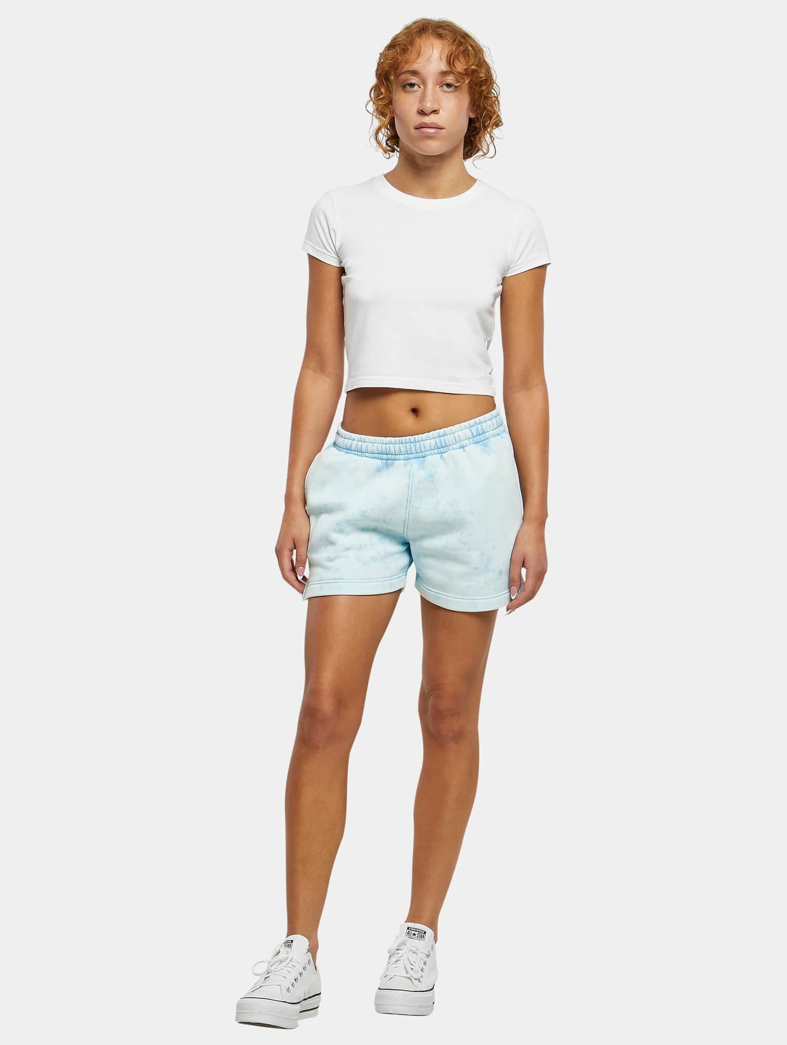Urban Classics Ladies Towel Washed Sweat Short – Bild 3