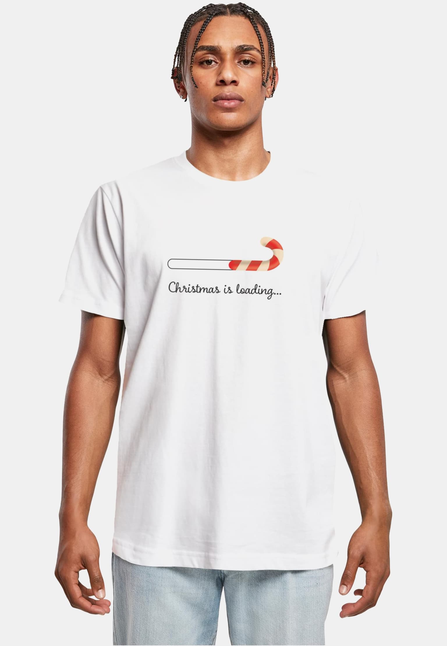 Merchcode POD Christmas Loading T-Shirt Round Neck