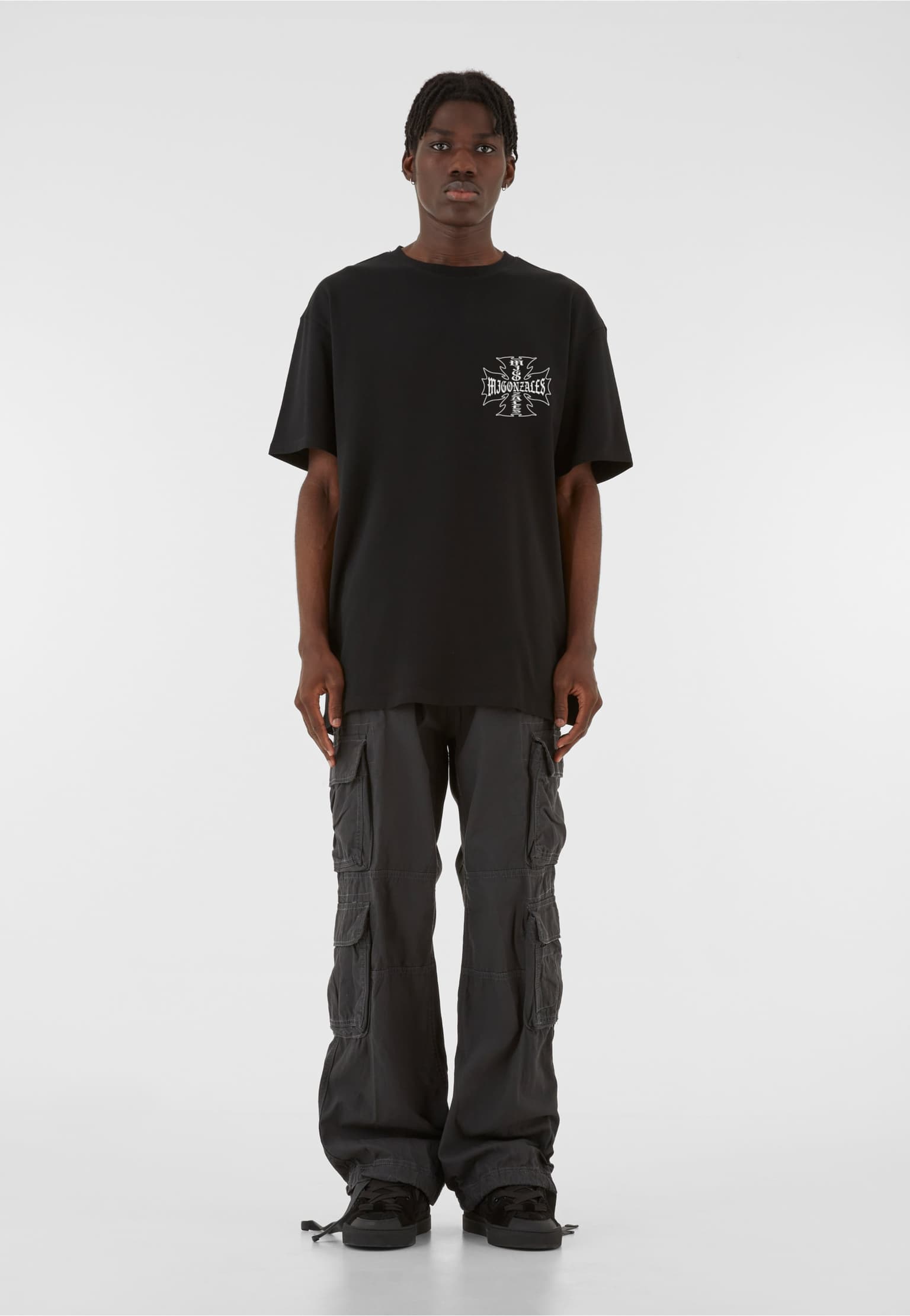 MJ Gonzales MJG Heavy Oversized Tee - Iron Cross – Bild 3