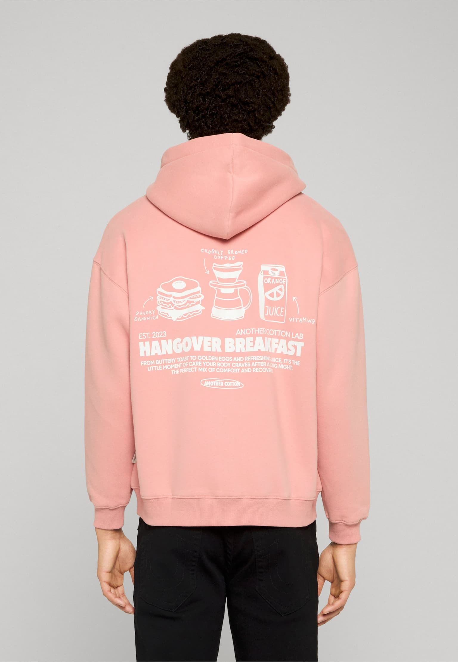 Another Cotton Lab Hangover Breakfast Zip Hoodie – Bild 2