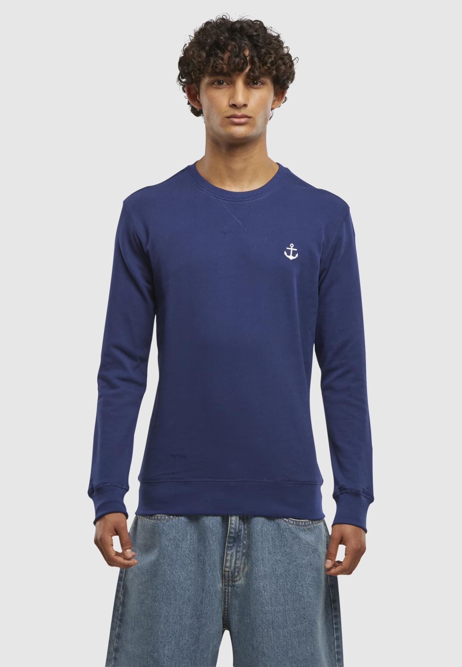 Mister Tee Anchor Sign EMB Light Crew Sweatshirt – Bild 3