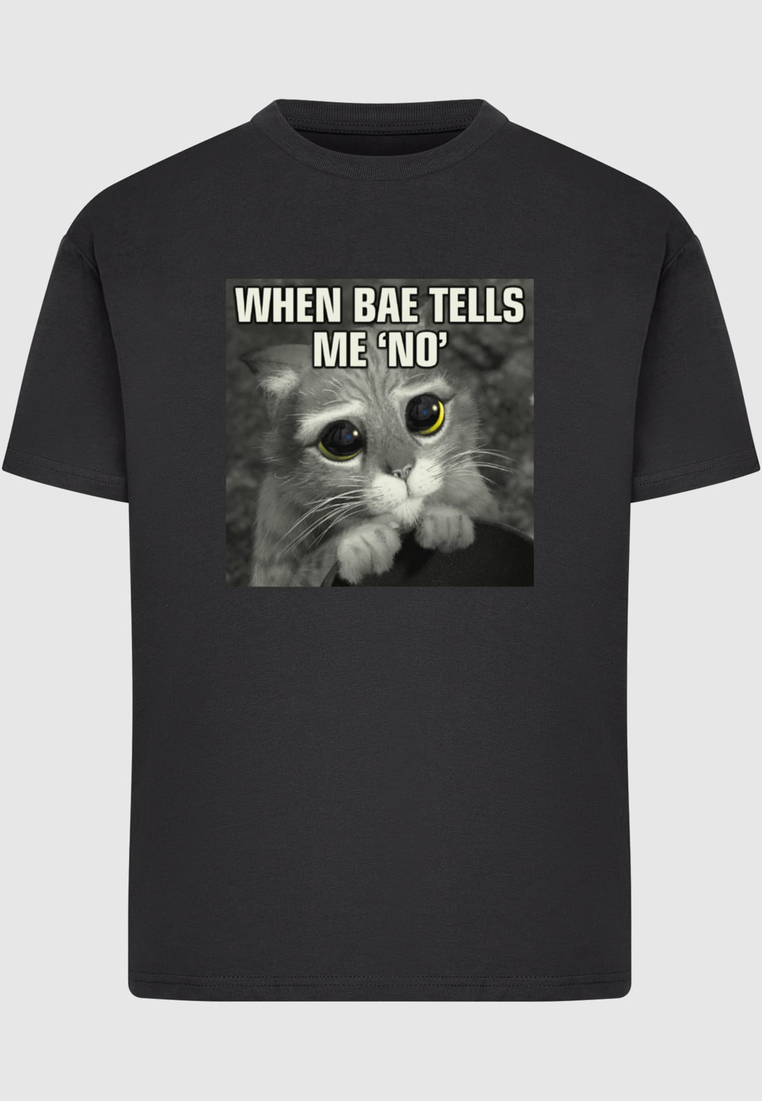 Merchcode Shrek When Bae tells me no Ladies Tee – Bild 3