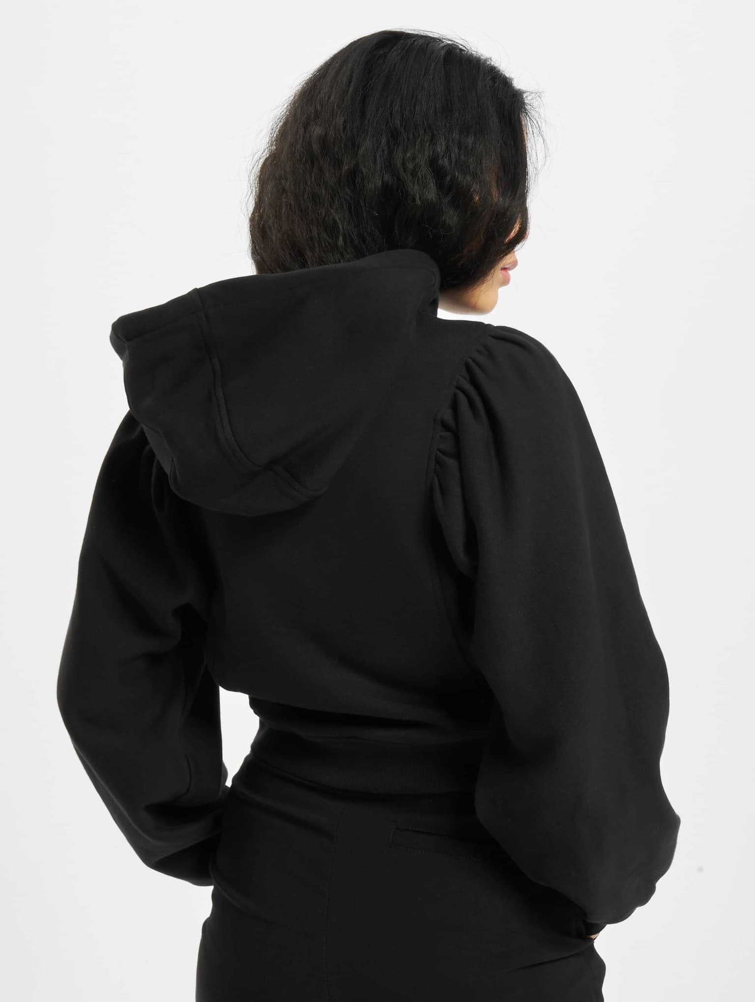 Urban Classics Ladies Essentials Gathering Batwing Hoody – Bild 2