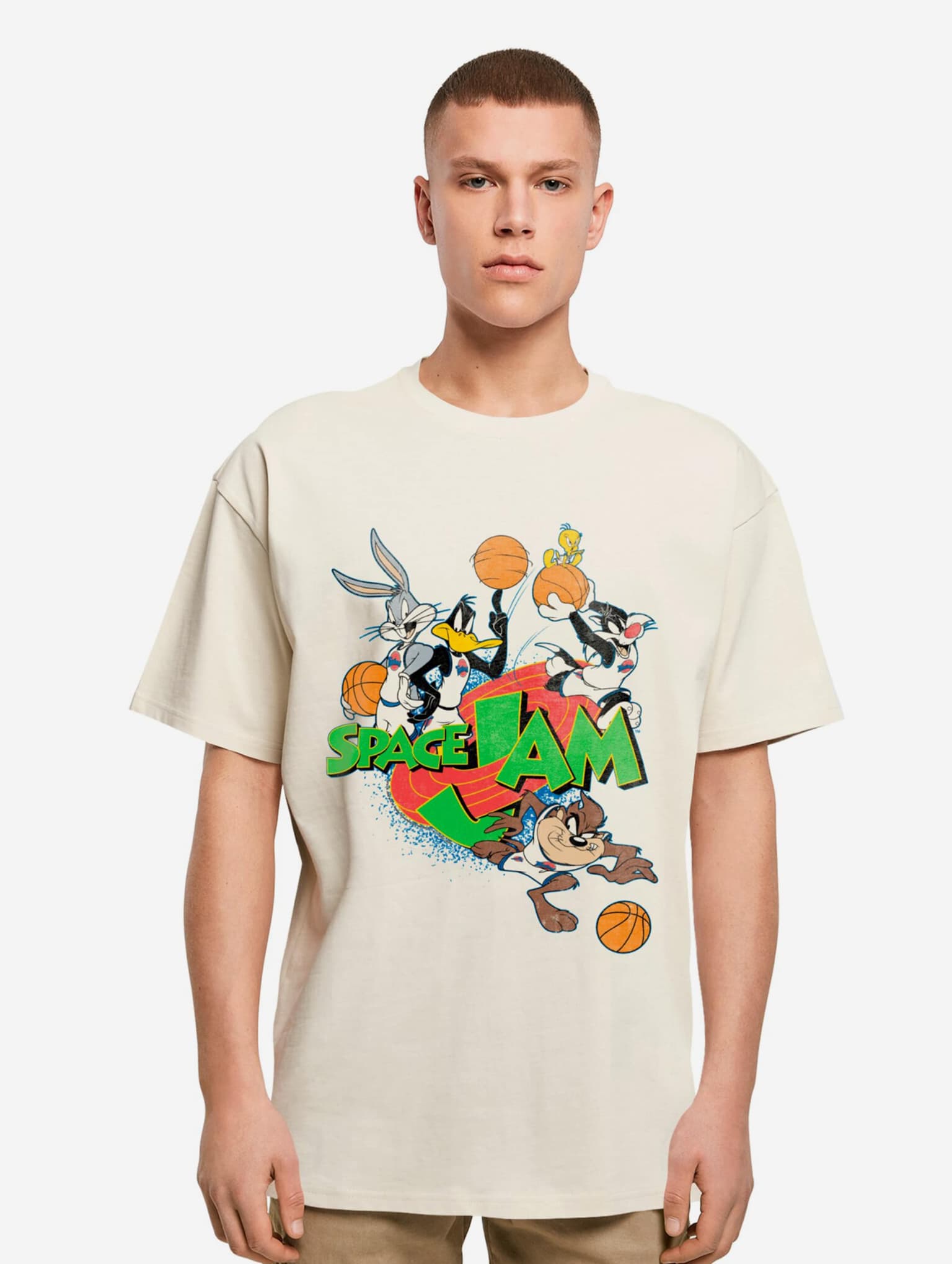 Merchcode Space Jam Team Oversize Tee