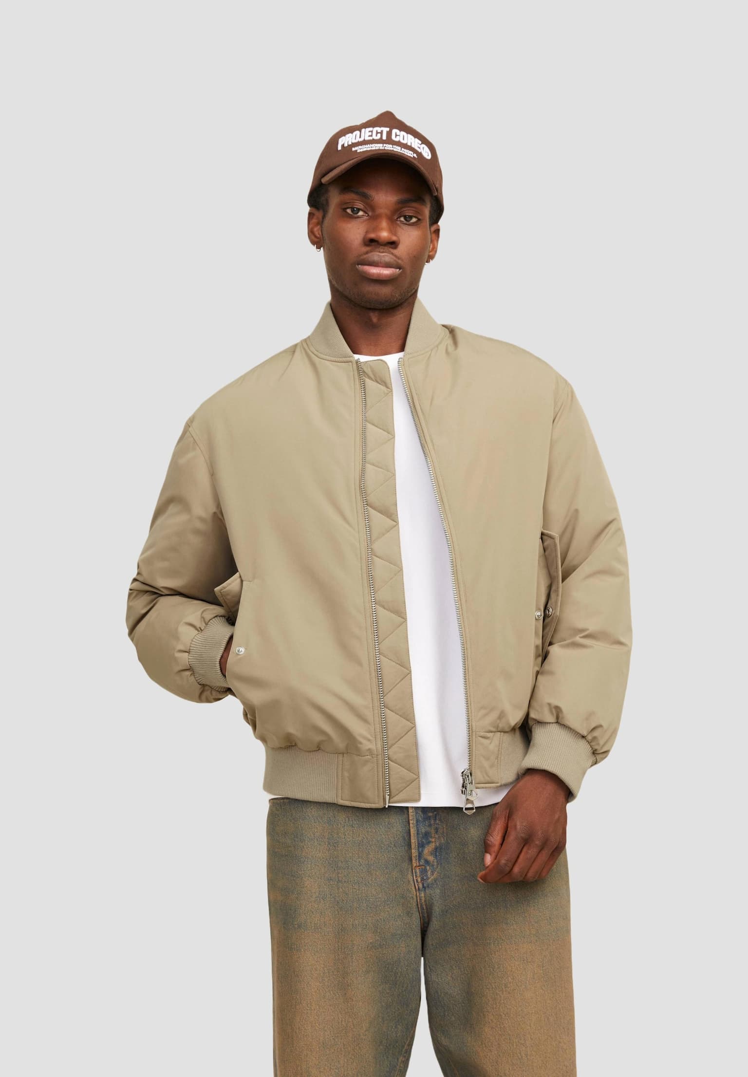 Jack and Jones & Kinetic Soft Utility Bomberjacke – Bild 3