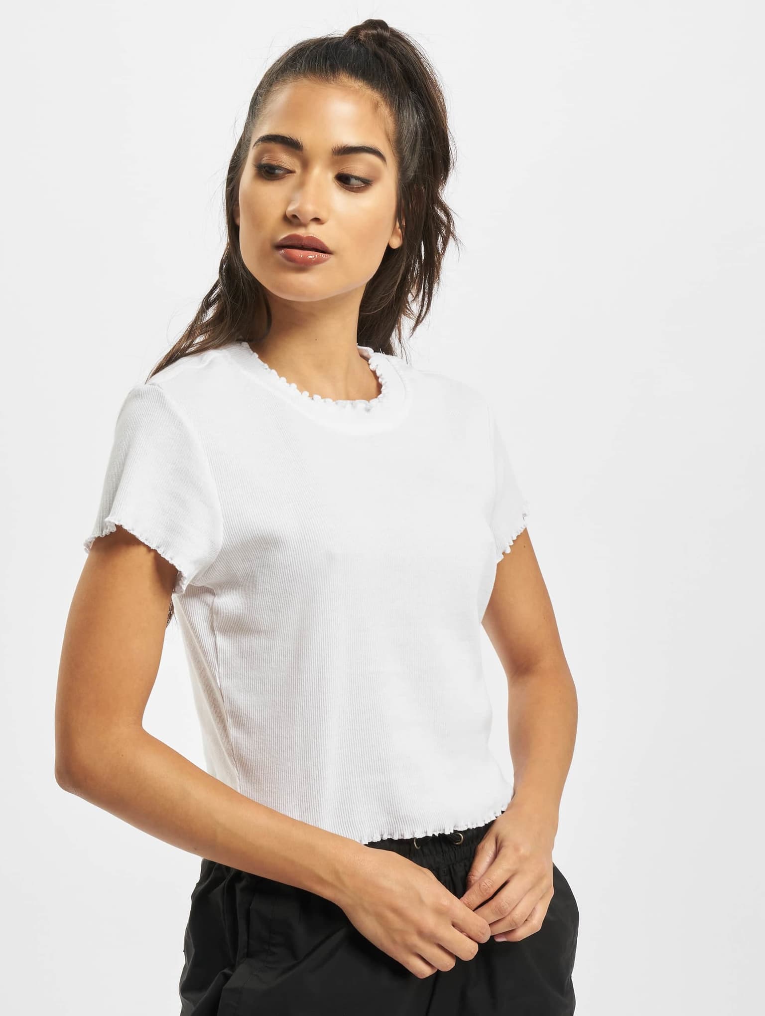 Urban Classics Ladies Cropped Rib Tee 2-Pack – Bild 2
