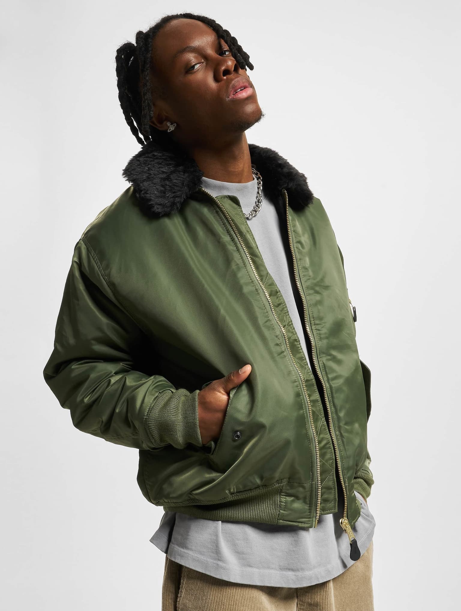 Brandit MA2 Jacket Fur Collar