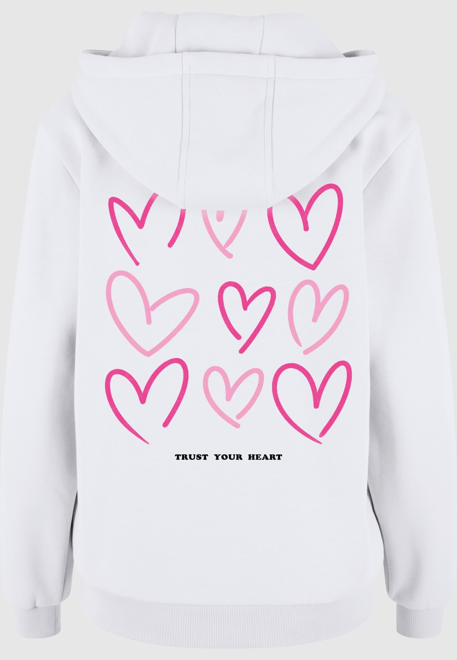 Miss Tee Always Trust Your Heart Ladies Fluffy Hoody – Bild 4