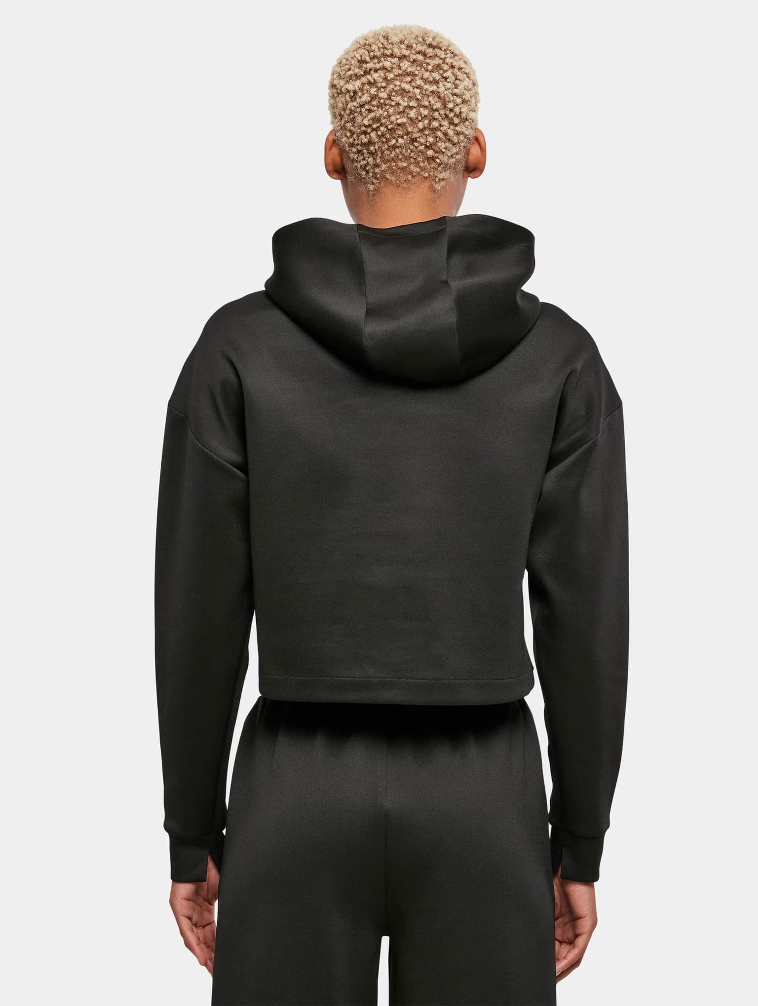 Urban Classics Ladies Short Scuba Hoodie – Bild 2