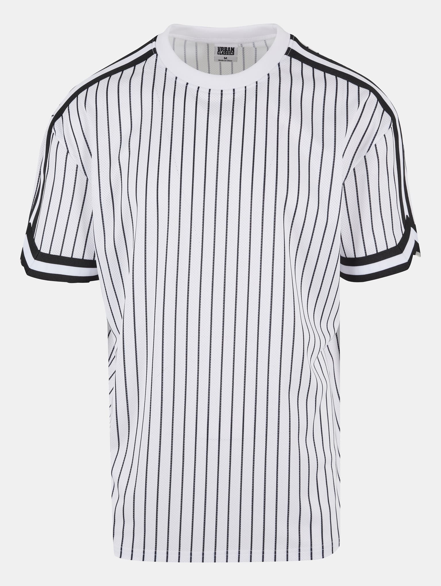 Urban Classics Oversized Striped Mesh T-Shirt – Bild 4