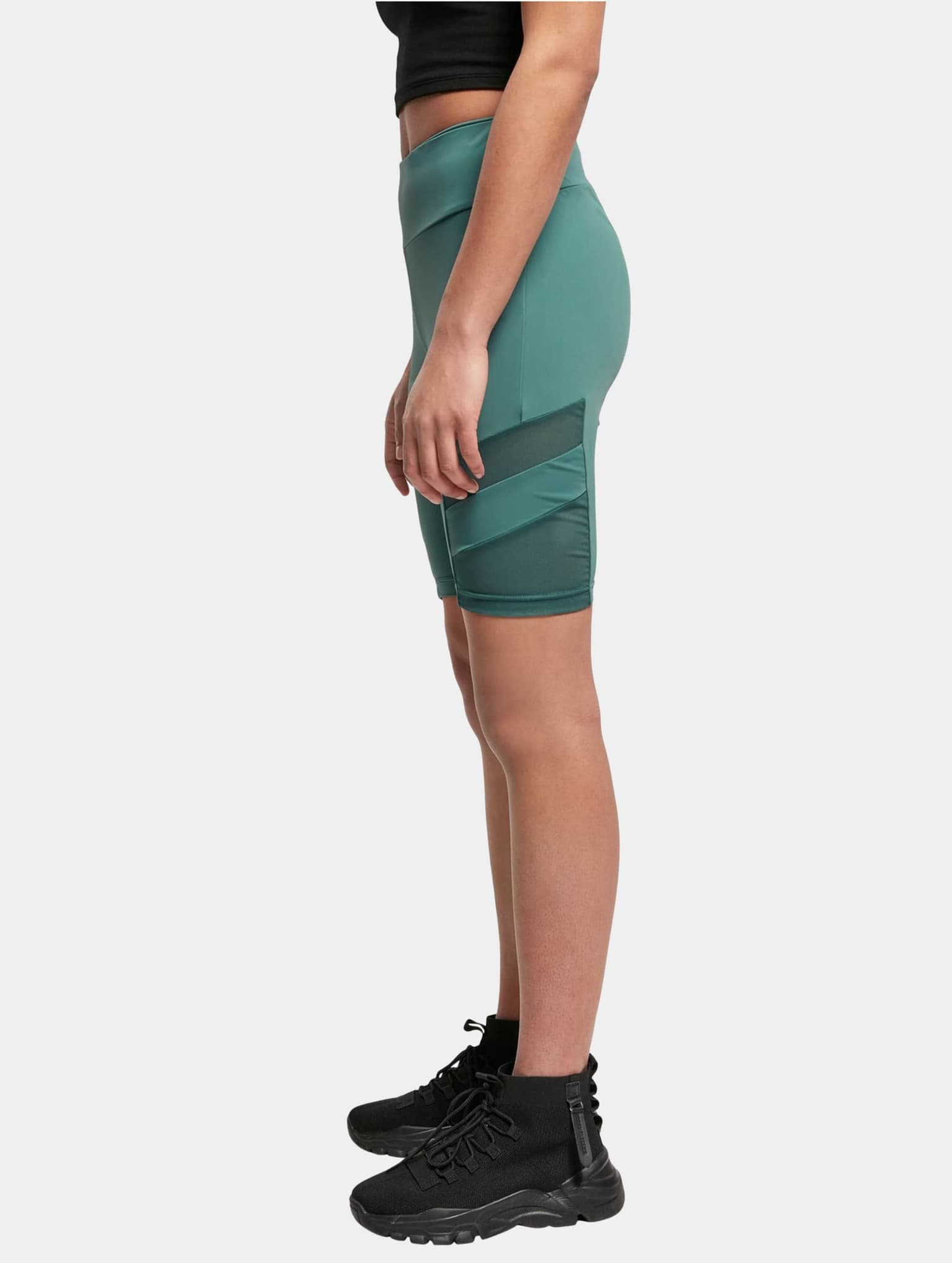 Urban Classics Ladies High Waist Tech Mesh Cycle Short – Bild 3