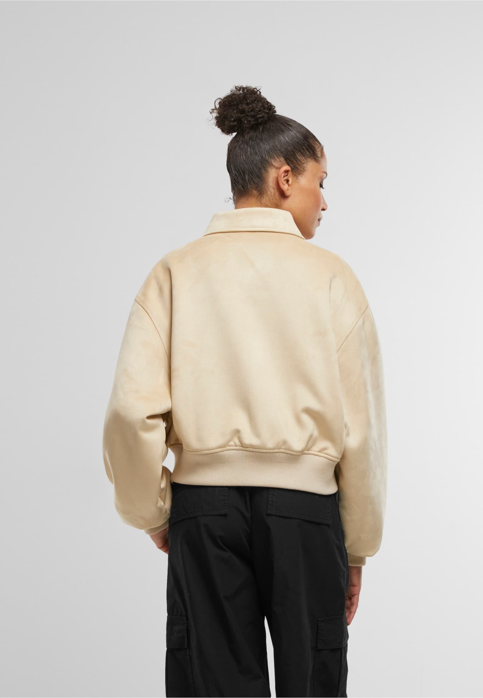 Karl Kani Signature Faux Suede Os Bomber Jacket – Bild 2