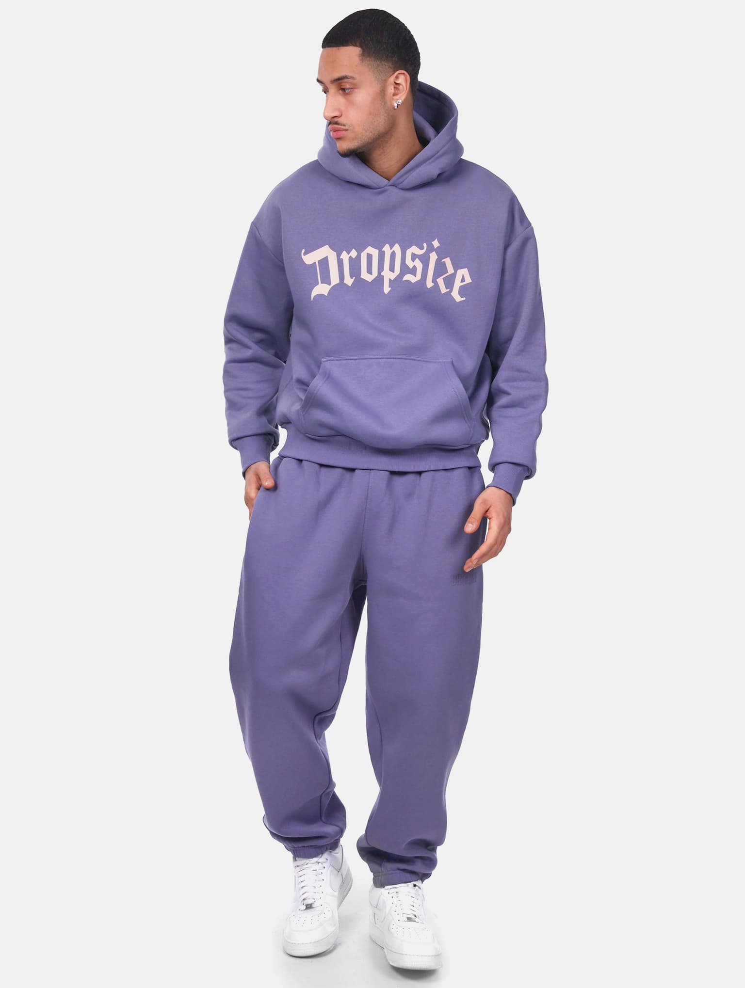 Dropsize Heavy Logo Design Hoodie – Bild 4