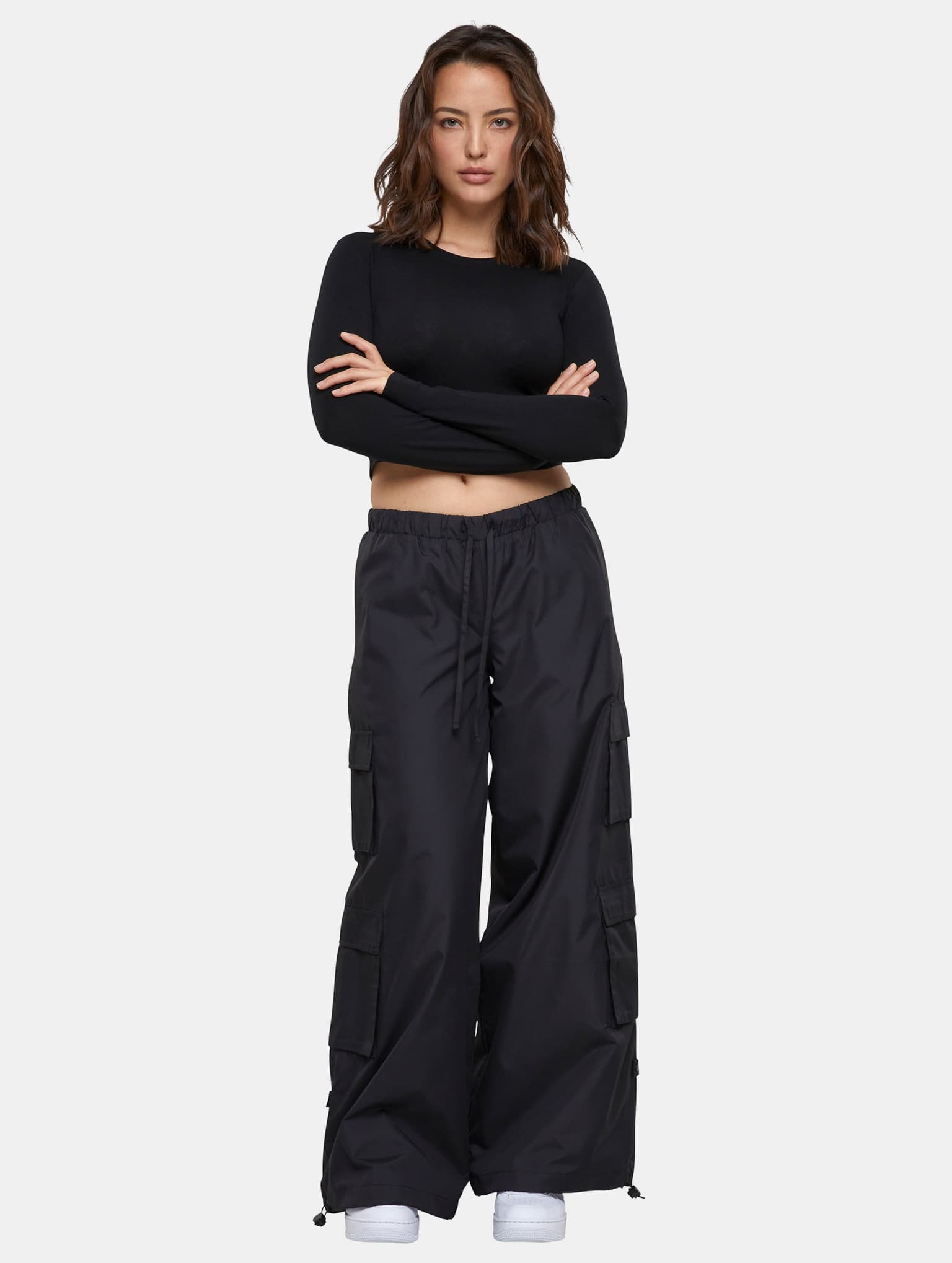 Urban Classics Ladies Ripstop Double Cargo Pants – Bild 3