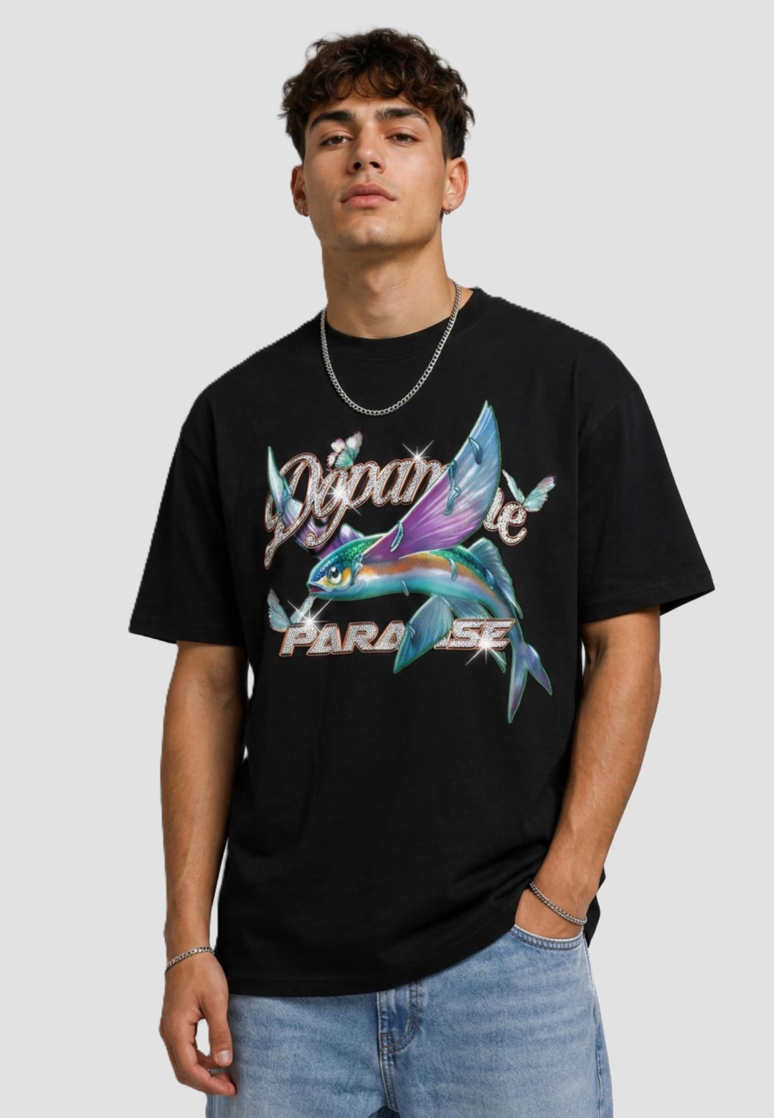 Mister Tee Upscale Dopamine Paradise Oversize