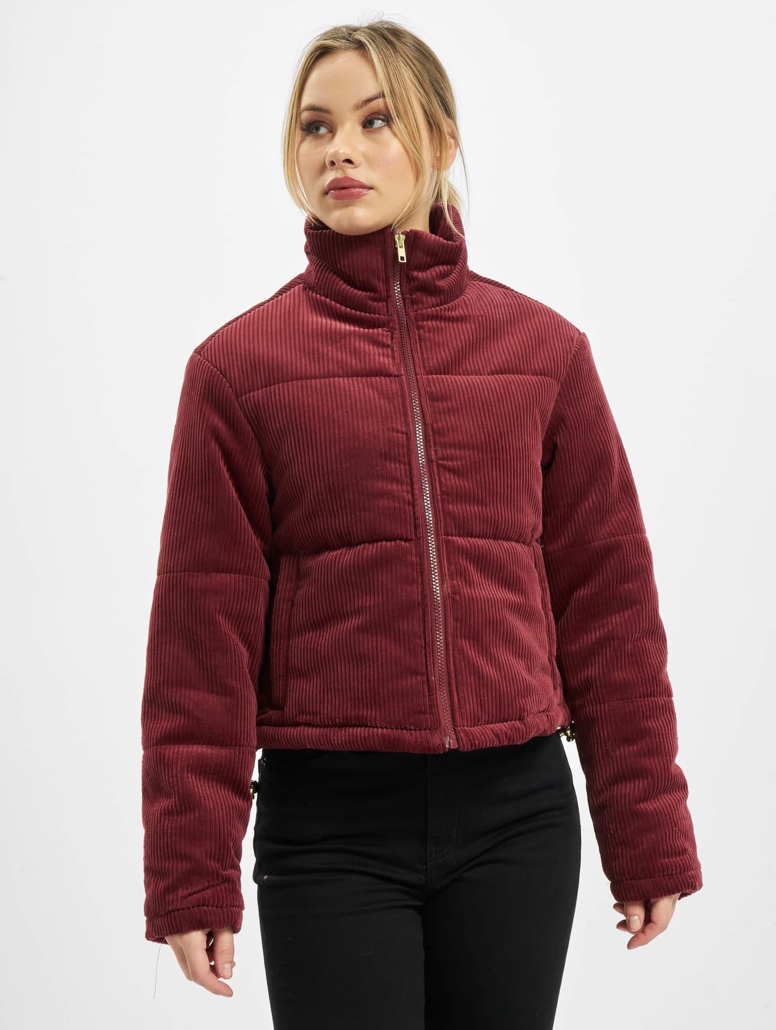 Urban Classics Ladies Corduroy Puffer Jacket – Bild 3